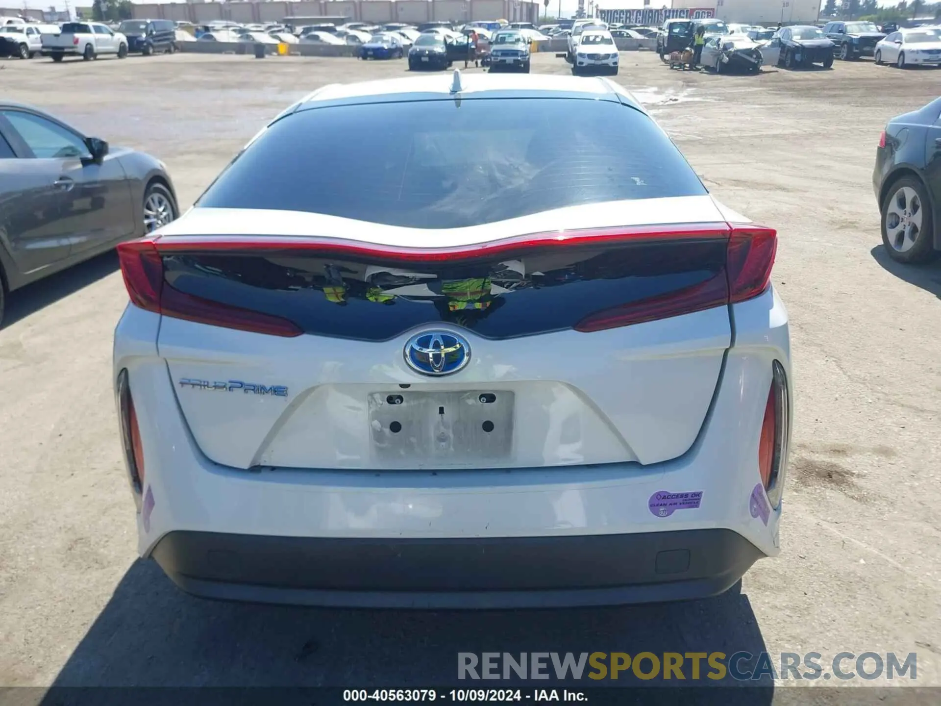 17 fotografías del automóvil dañado JTDKARFP9K3108231 TOYOTA PRIUS PRIME 2019