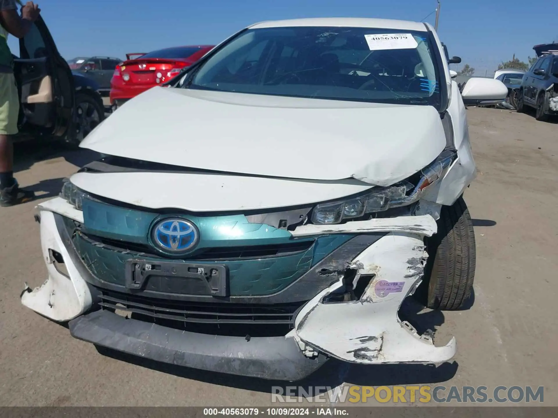 6 fotografías del automóvil dañado JTDKARFP9K3108231 TOYOTA PRIUS PRIME 2019