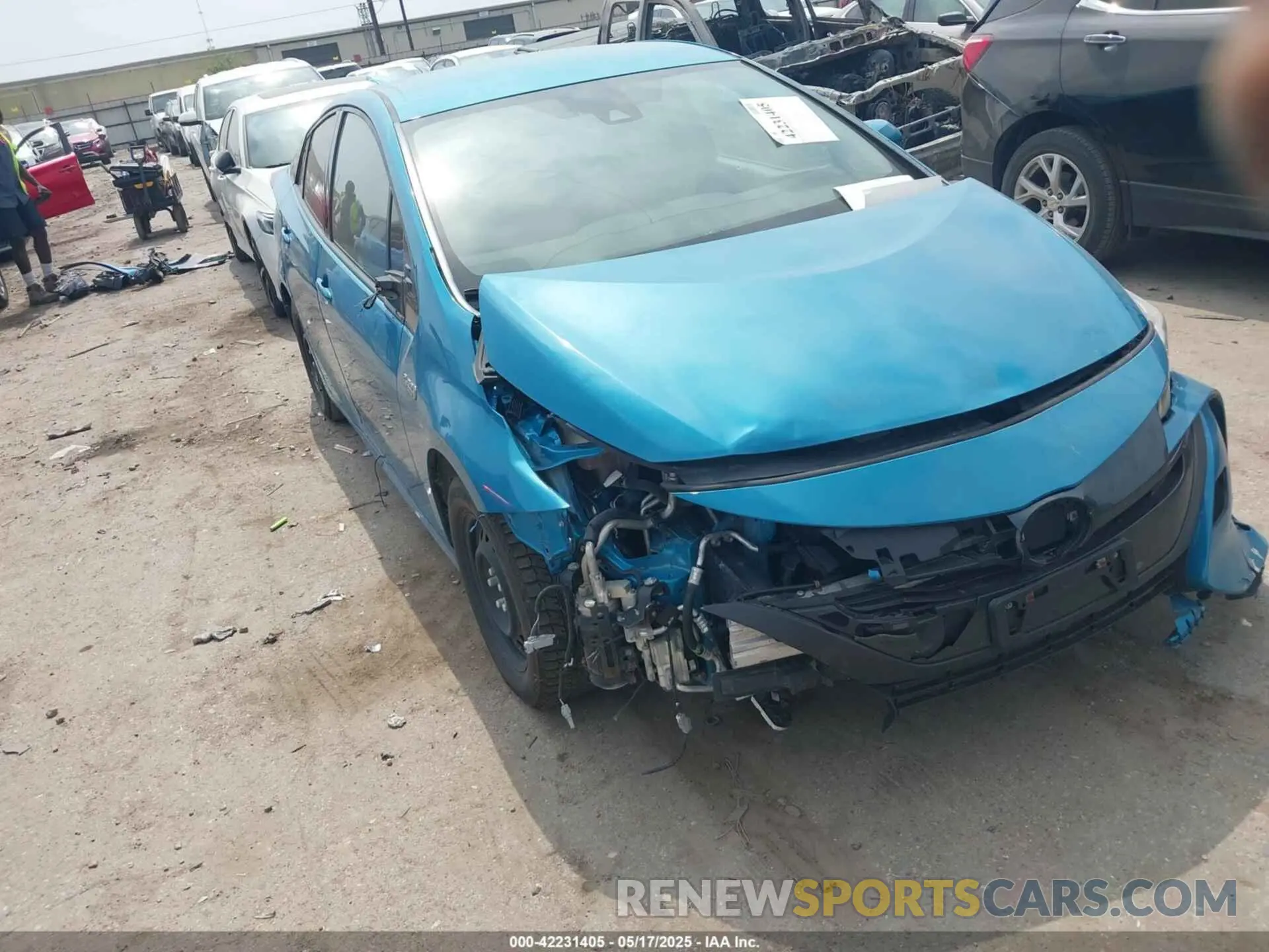 1 fotografías del automóvil dañado JTDKARFP9K3113543 TOYOTA PRIUS PRIME 2019