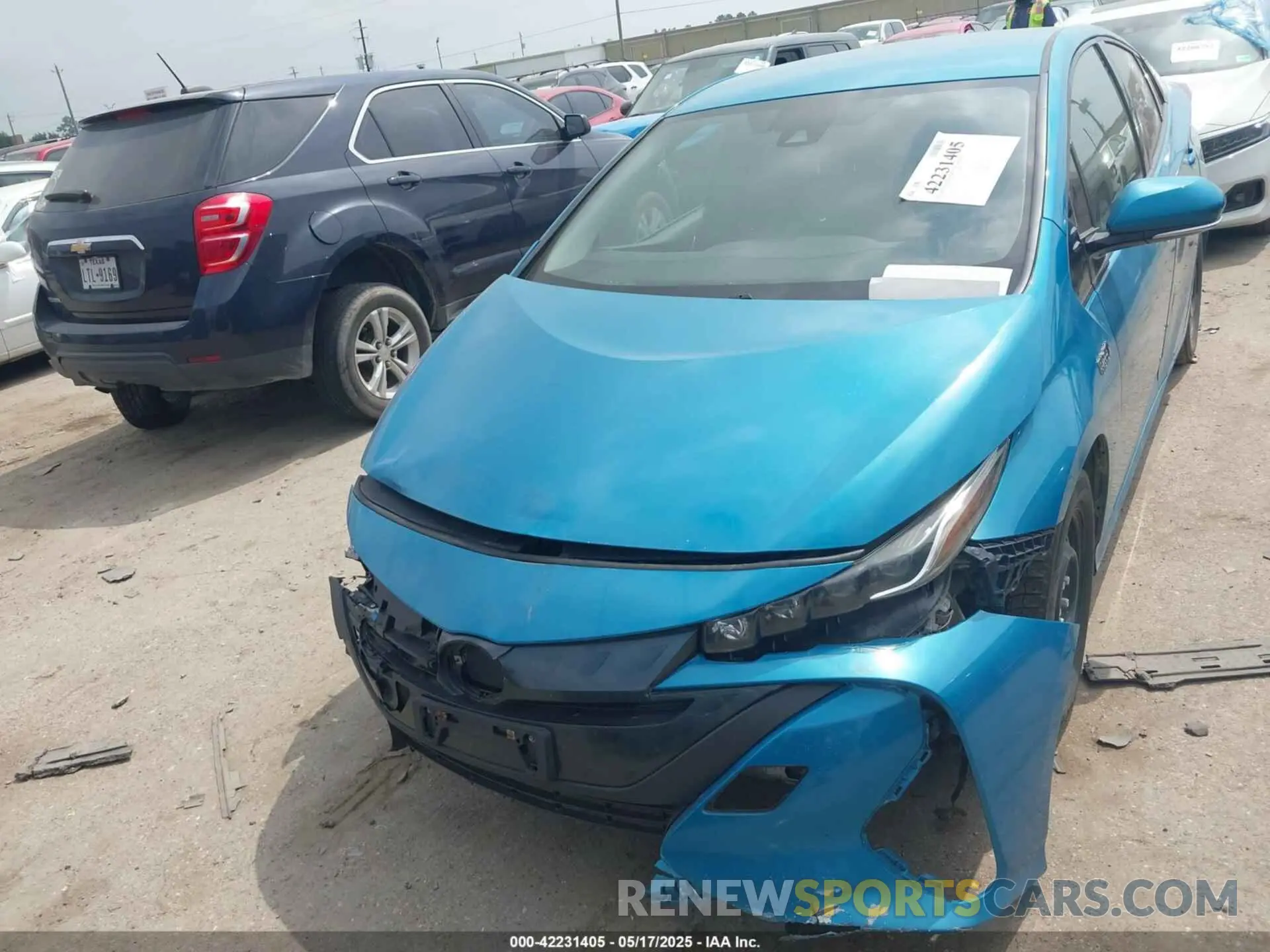 6 fotografías del automóvil dañado JTDKARFP9K3113543 TOYOTA PRIUS PRIME 2019