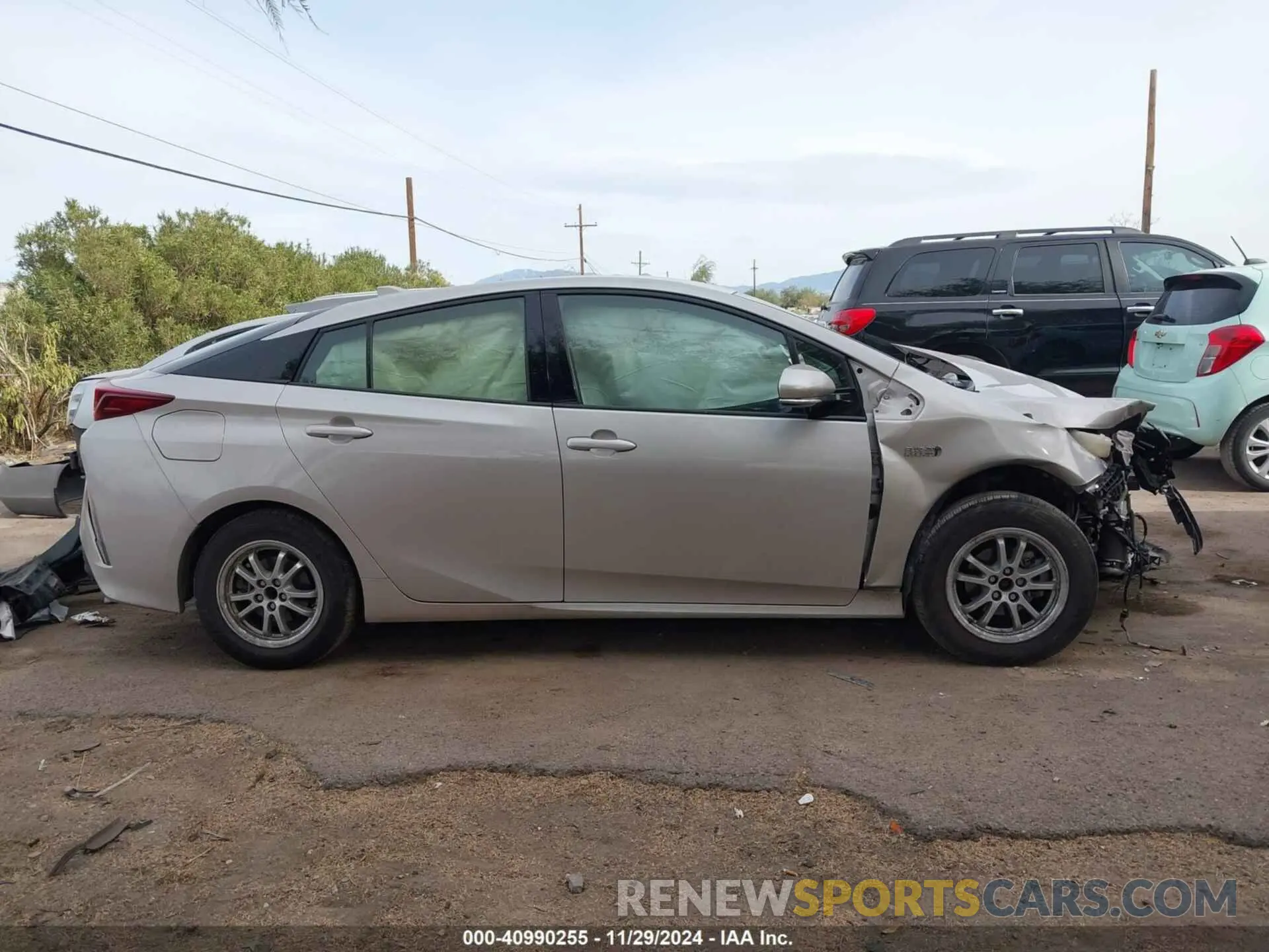 14 fotografías del automóvil dañado JTDKARFPXK3115950 TOYOTA PRIUS PRIME 2019