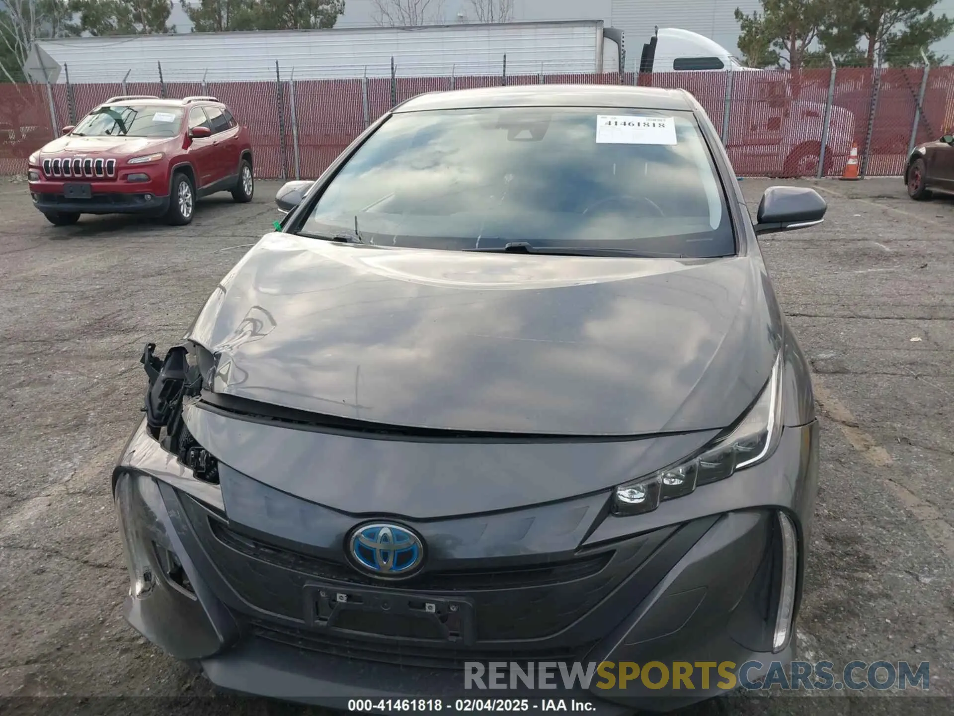12 fotografías del automóvil dañado JTDKARFP0L3143838 TOYOTA PRIUS PRIME 2020