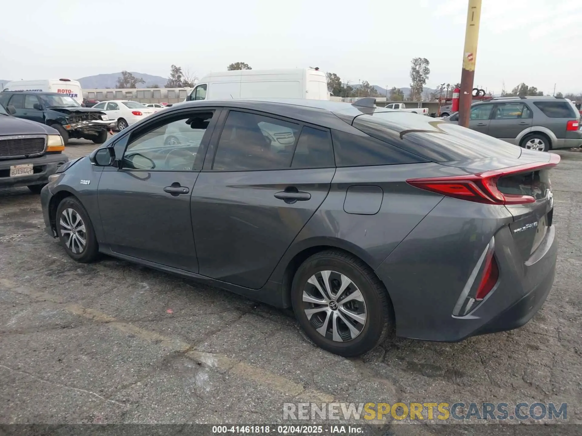 14 fotografías del automóvil dañado JTDKARFP0L3143838 TOYOTA PRIUS PRIME 2020