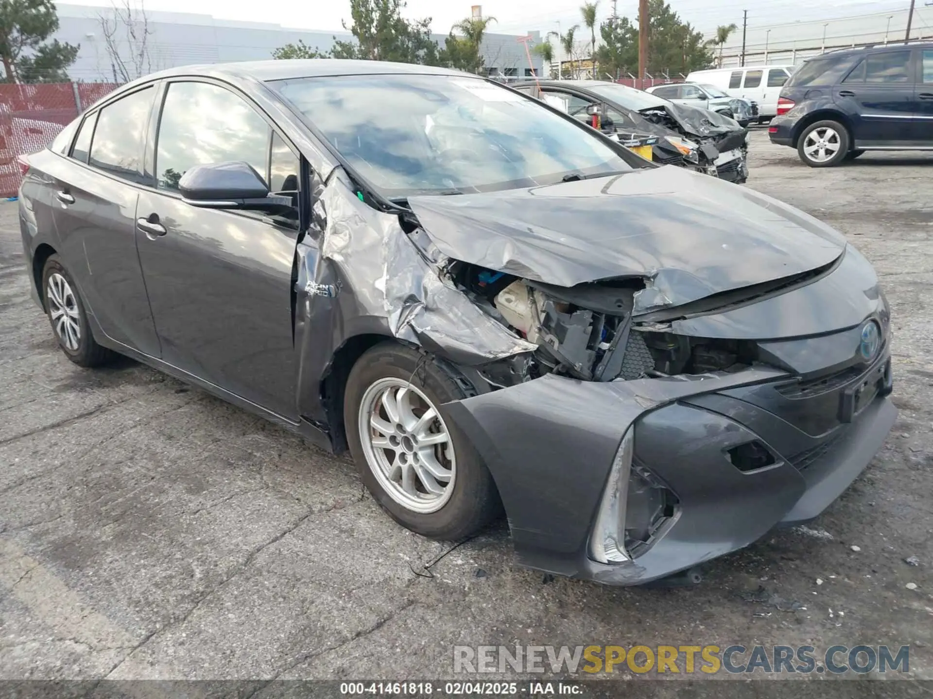 6 fotografías del automóvil dañado JTDKARFP0L3143838 TOYOTA PRIUS PRIME 2020