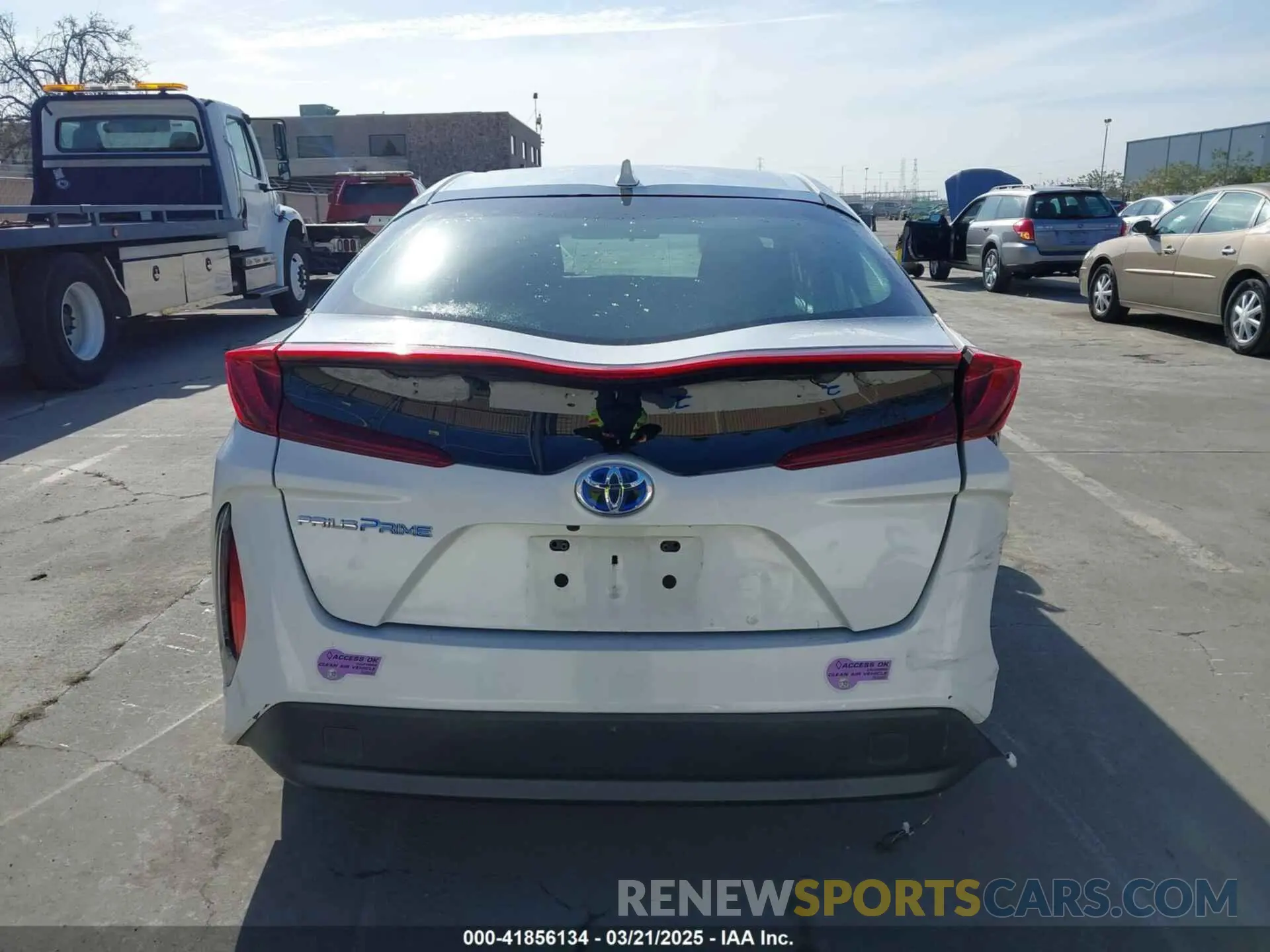 16 fotografías del automóvil dañado JTDKARFP1L3124814 TOYOTA PRIUS PRIME 2020