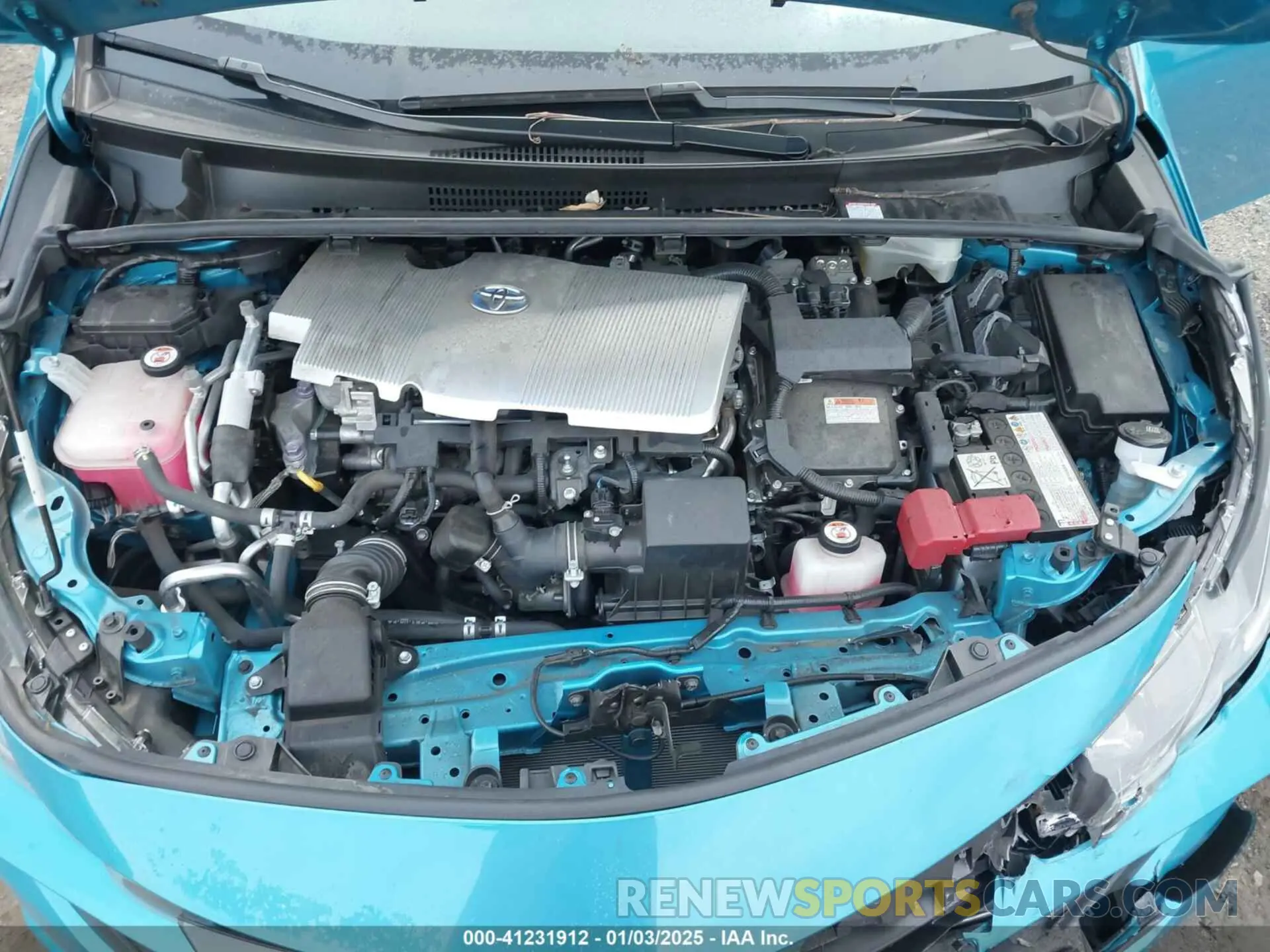 10 fotografías del automóvil dañado JTDKARFP1L3126109 TOYOTA PRIUS PRIME 2020