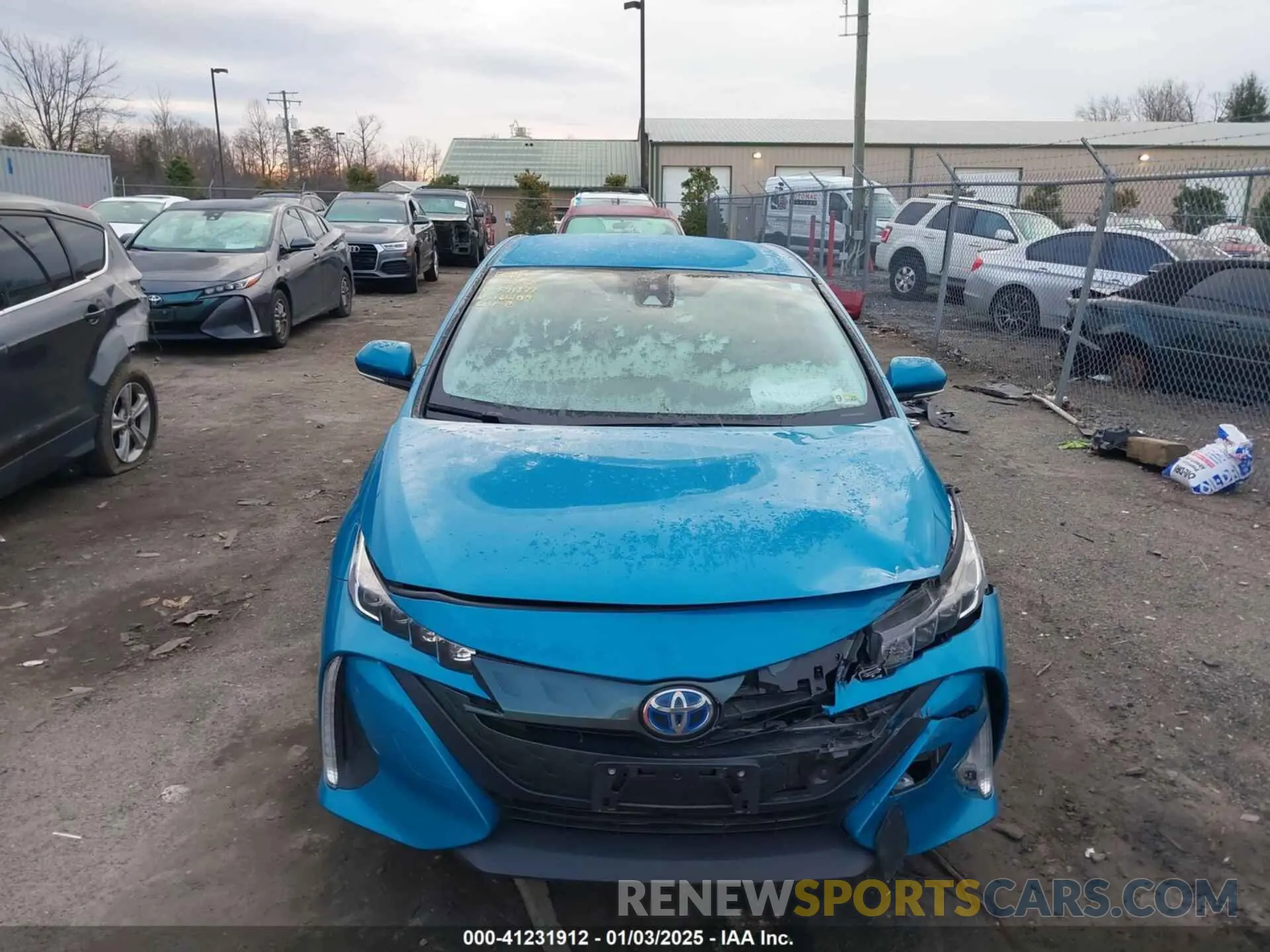 13 fotografías del automóvil dañado JTDKARFP1L3126109 TOYOTA PRIUS PRIME 2020