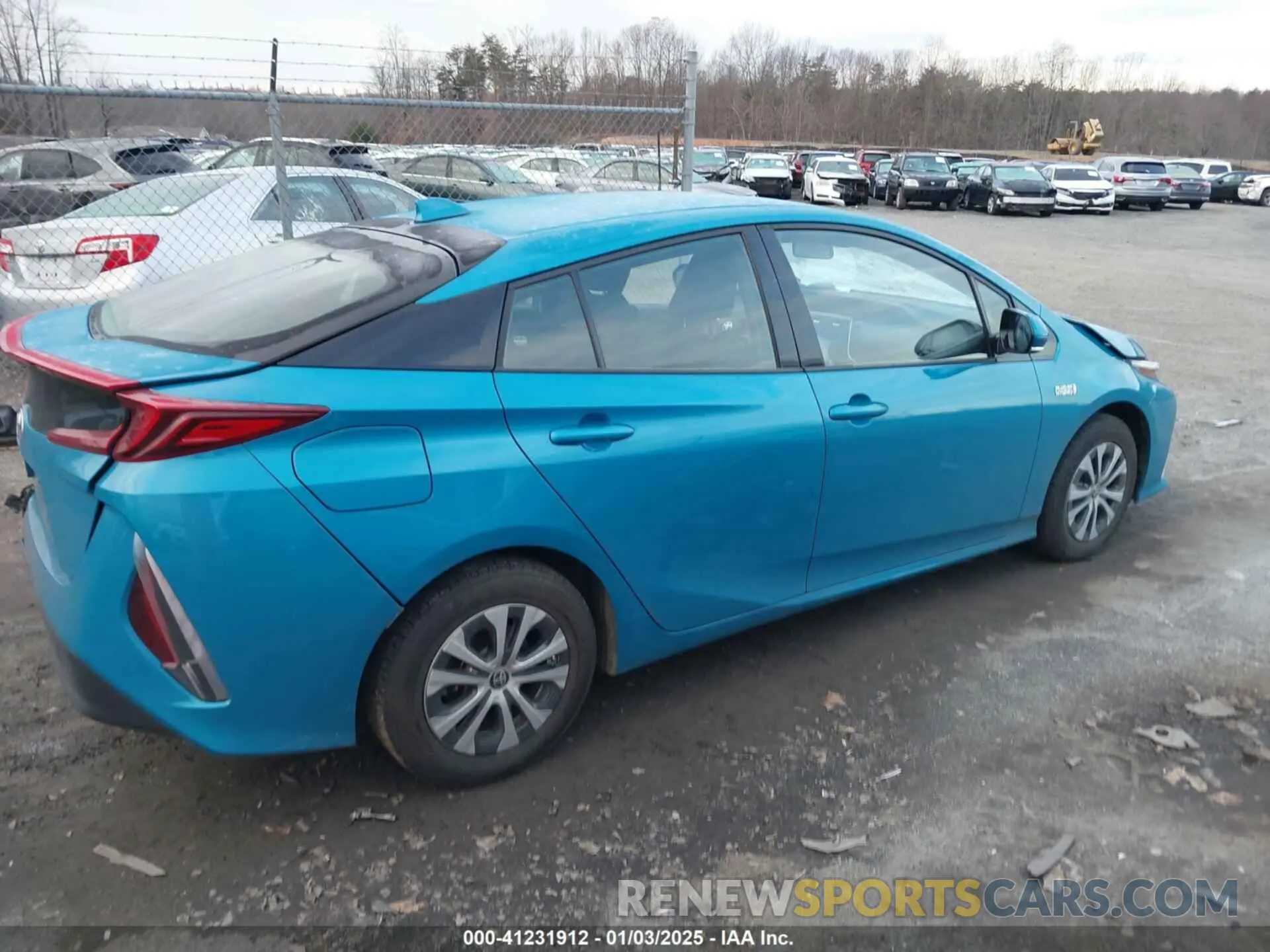 14 fotografías del automóvil dañado JTDKARFP1L3126109 TOYOTA PRIUS PRIME 2020