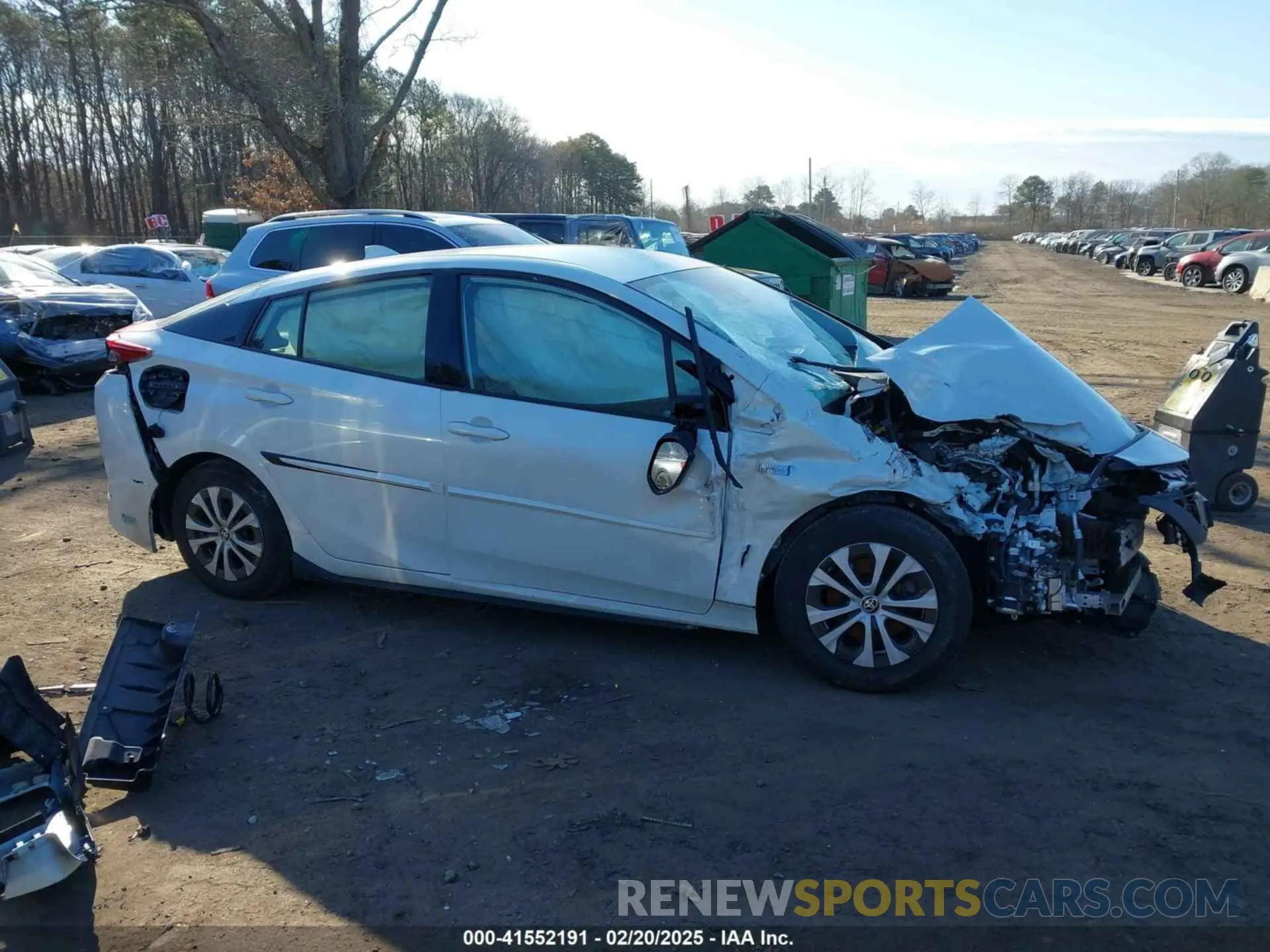 13 fotografías del automóvil dañado JTDKARFP1L3127406 TOYOTA PRIUS PRIME 2020