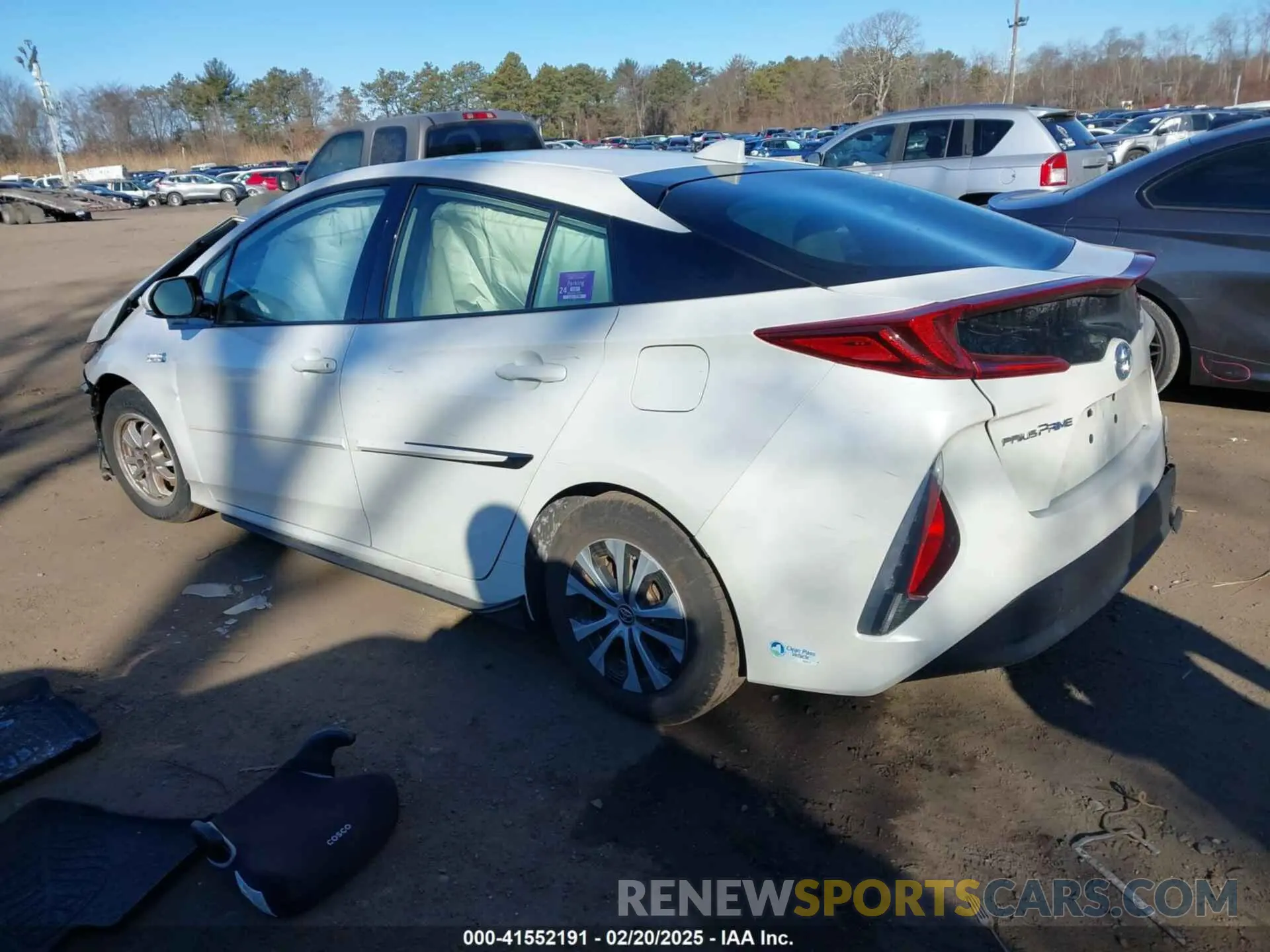 3 fotografías del automóvil dañado JTDKARFP1L3127406 TOYOTA PRIUS PRIME 2020