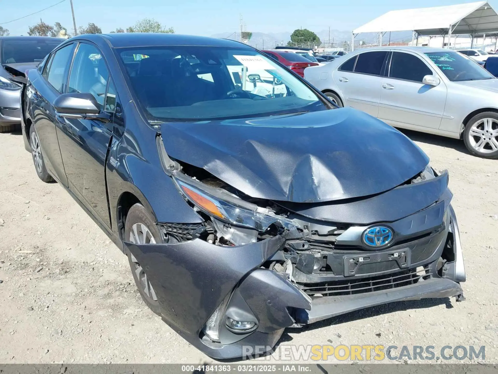 1 fotografías del automóvil dañado JTDKARFP1L3145839 TOYOTA PRIUS PRIME 2020