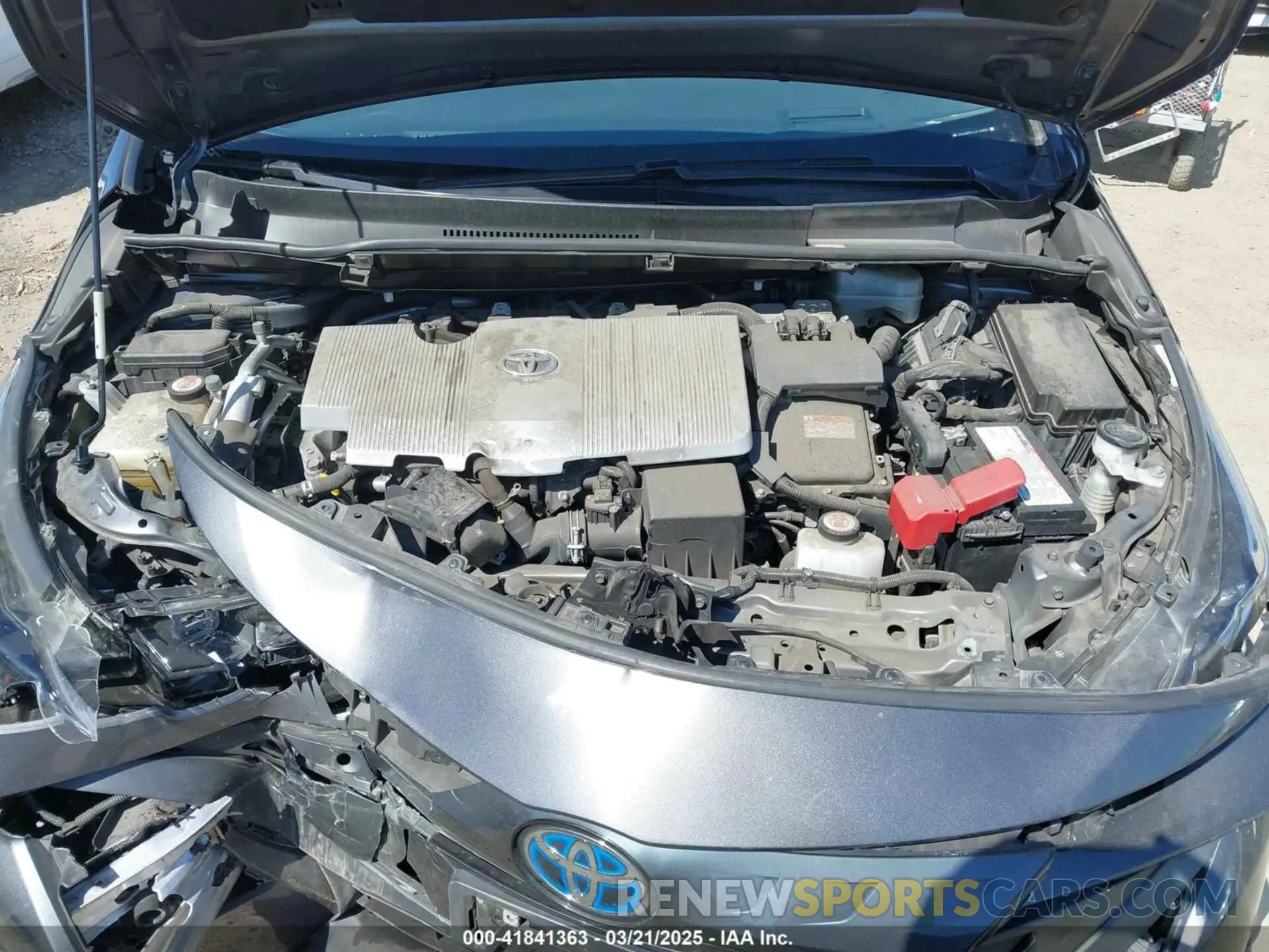 10 fotografías del automóvil dañado JTDKARFP1L3145839 TOYOTA PRIUS PRIME 2020
