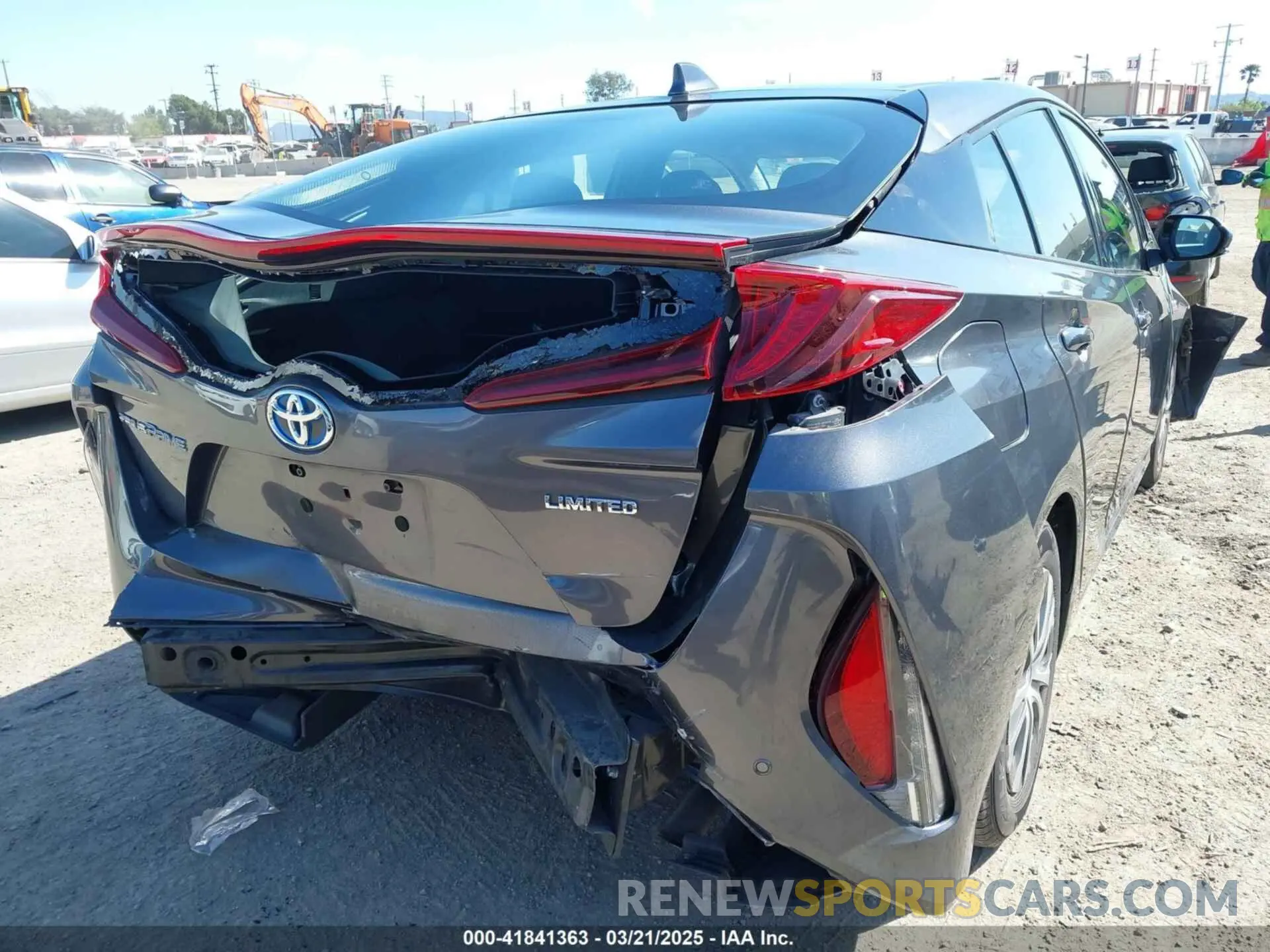 17 fotografías del automóvil dañado JTDKARFP1L3145839 TOYOTA PRIUS PRIME 2020