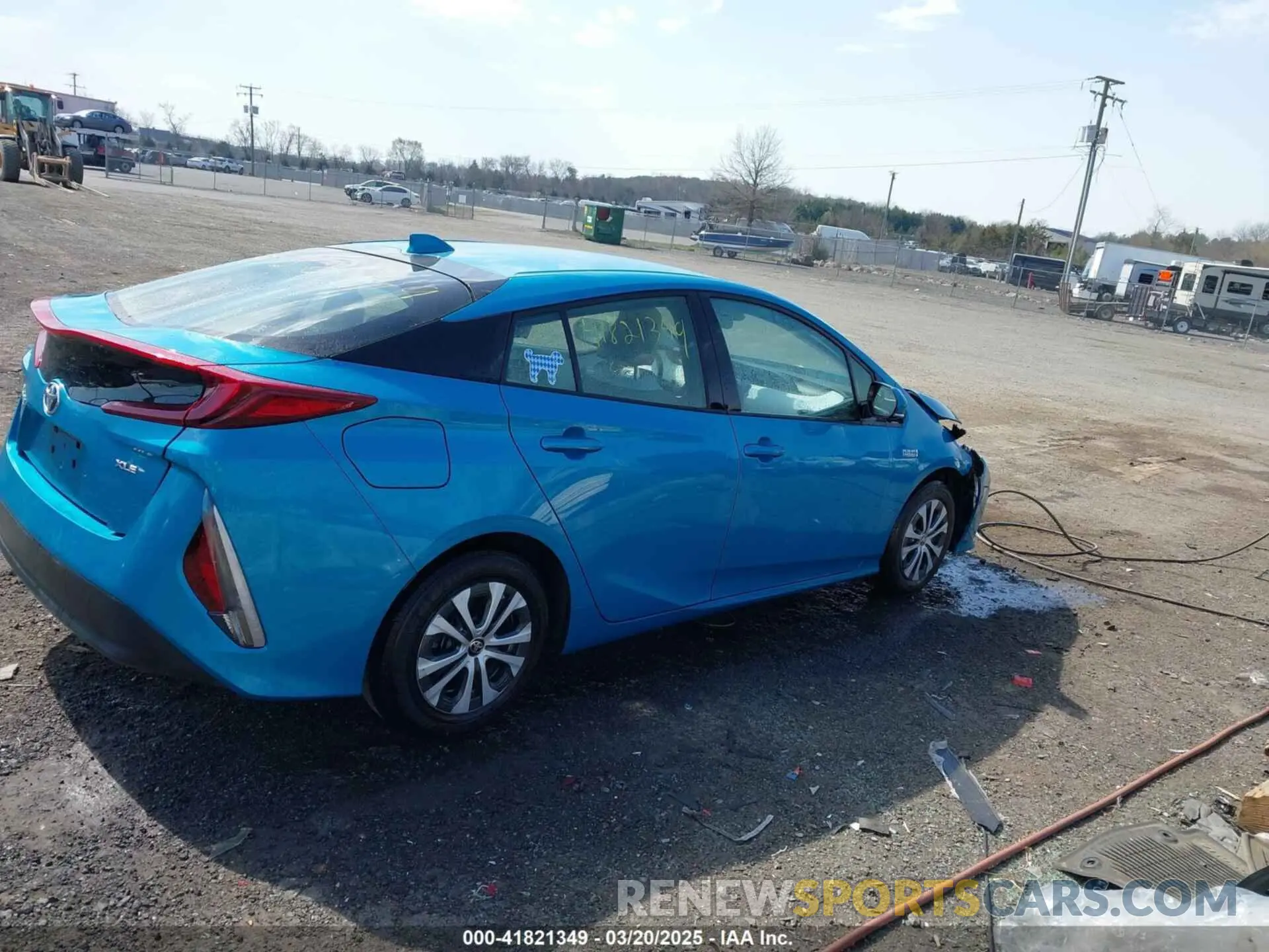 14 fotografías del automóvil dañado JTDKARFP2L3122229 TOYOTA PRIUS PRIME 2020