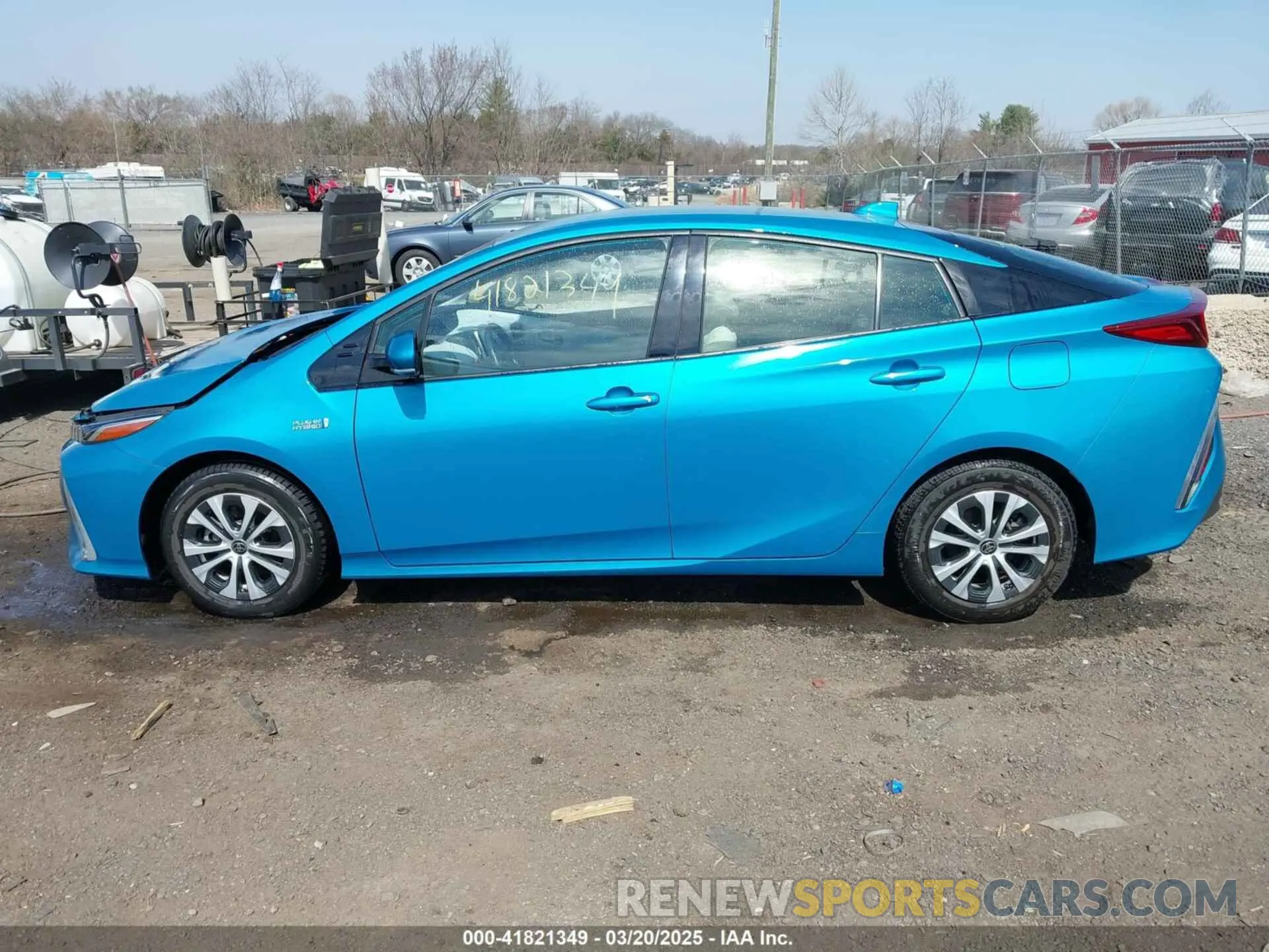 15 fotografías del automóvil dañado JTDKARFP2L3122229 TOYOTA PRIUS PRIME 2020
