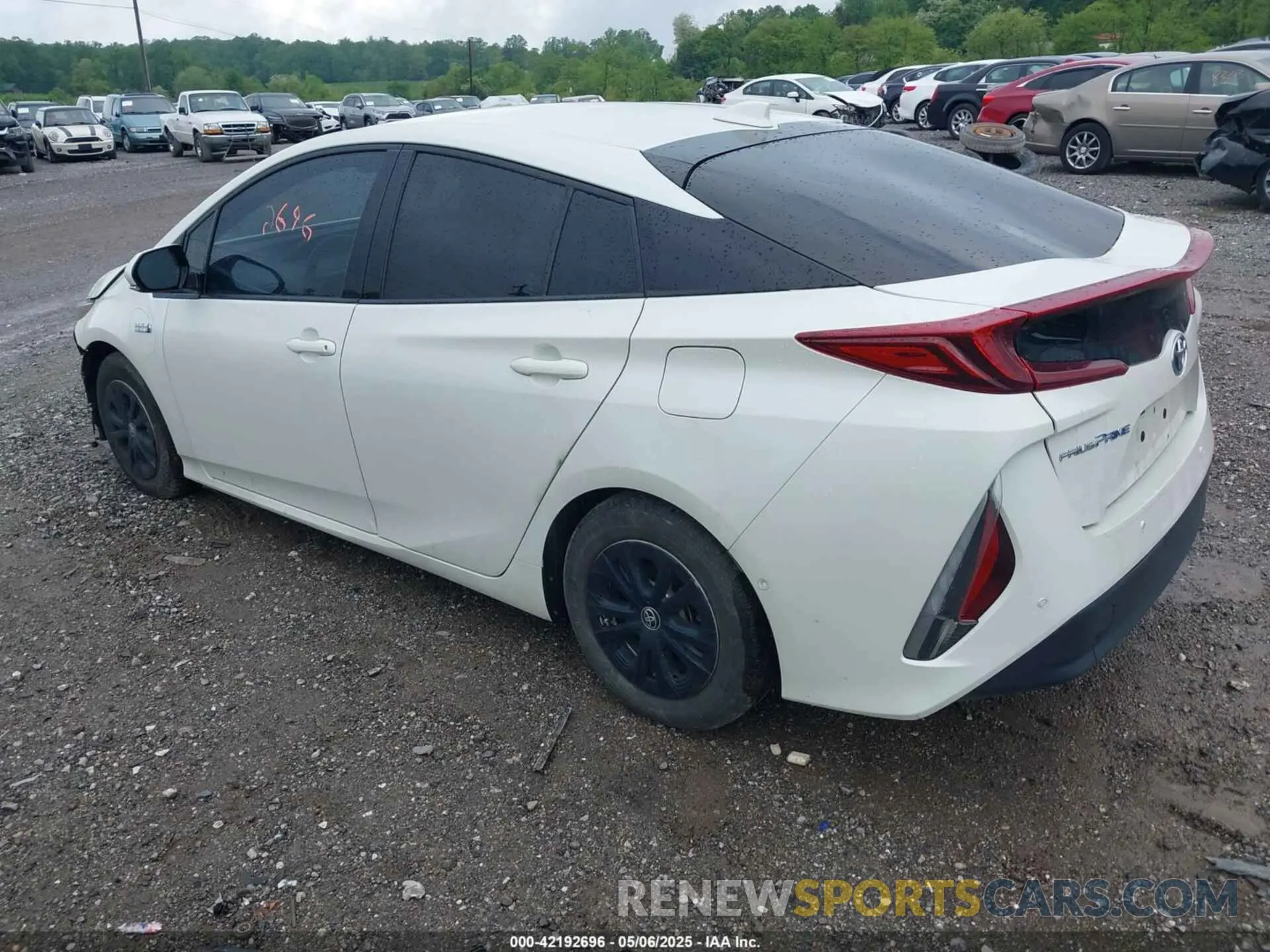 3 fotografías del automóvil dañado JTDKARFP2L3146028 TOYOTA PRIUS PRIME 2020