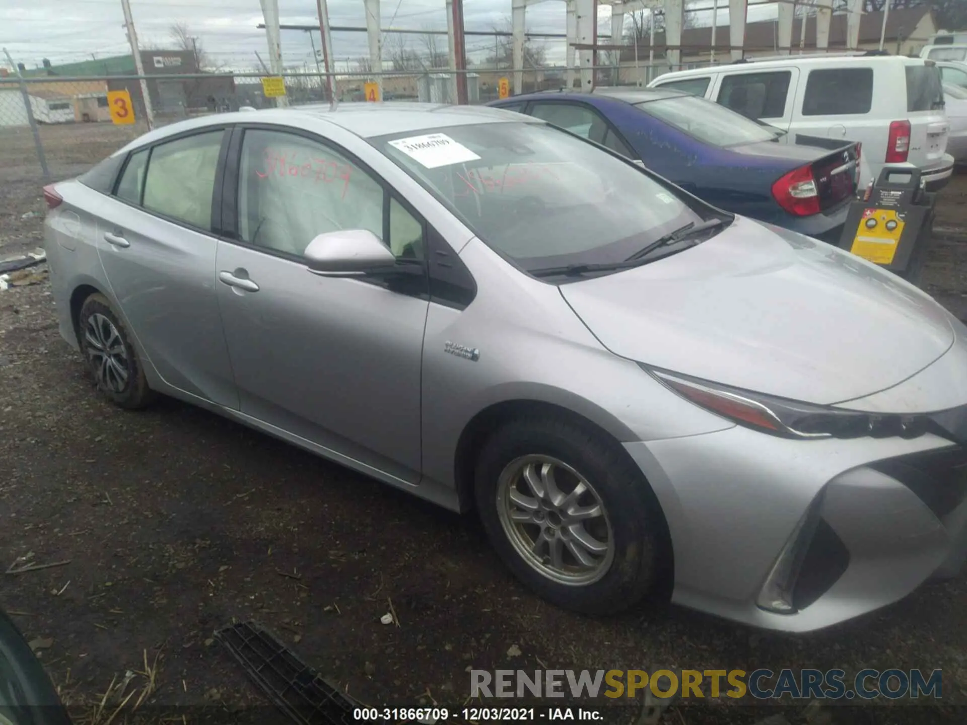 1 fotografías del automóvil dañado JTDKARFP2L3161452 TOYOTA PRIUS PRIME 2020