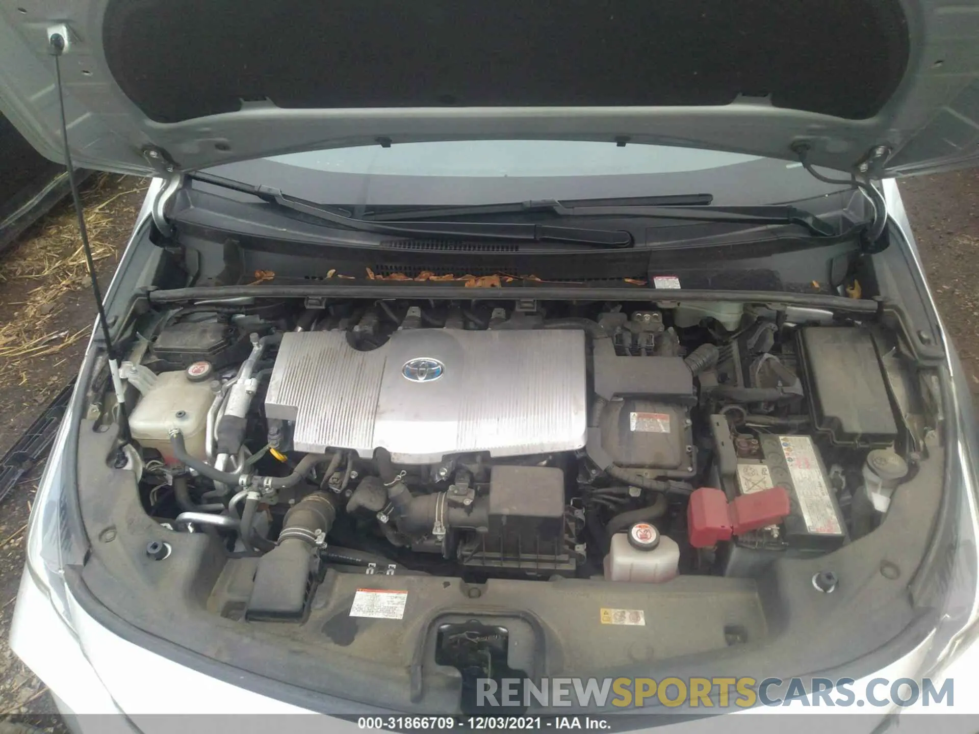10 fotografías del automóvil dañado JTDKARFP2L3161452 TOYOTA PRIUS PRIME 2020