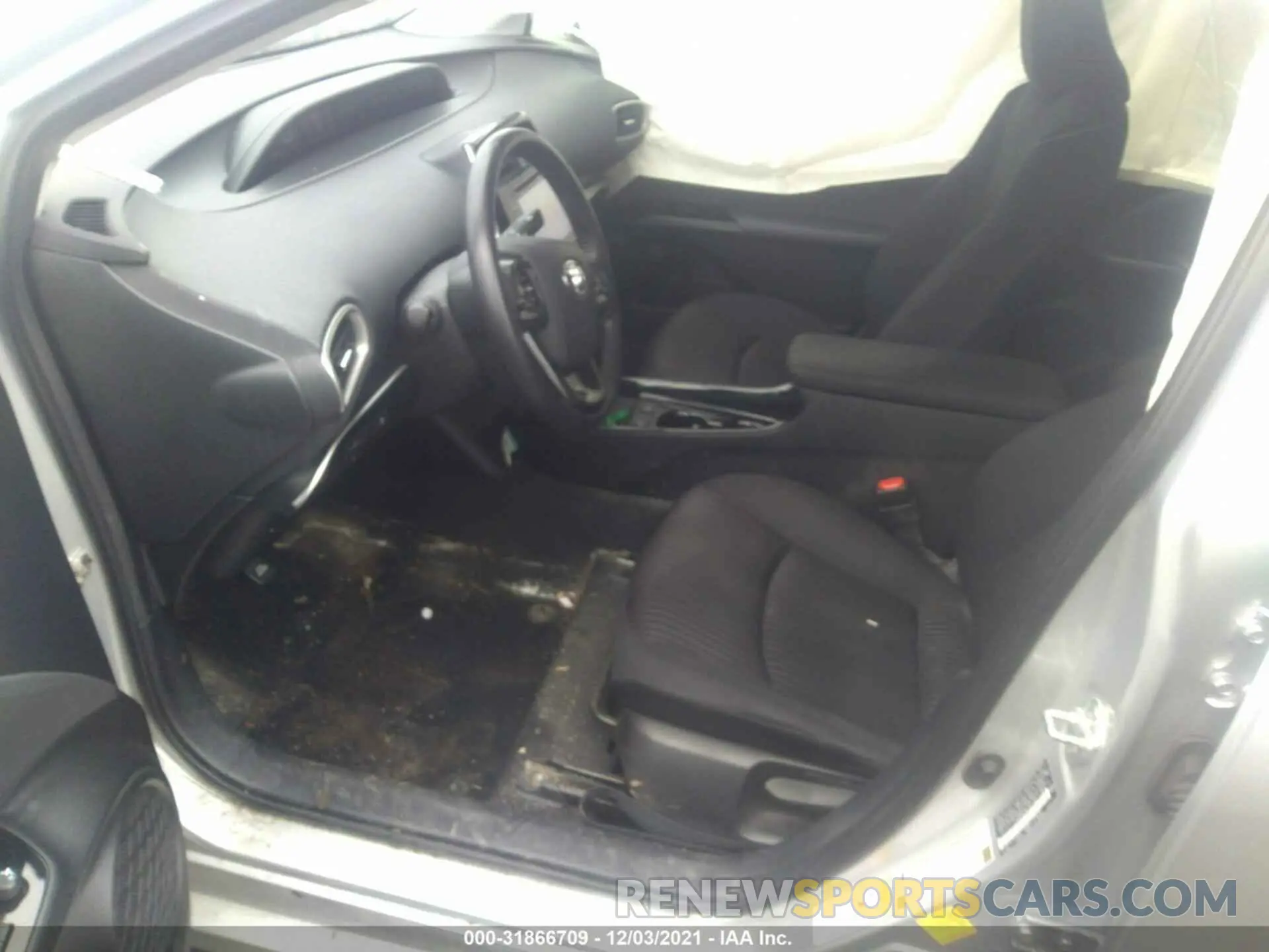 5 fotografías del automóvil dañado JTDKARFP2L3161452 TOYOTA PRIUS PRIME 2020