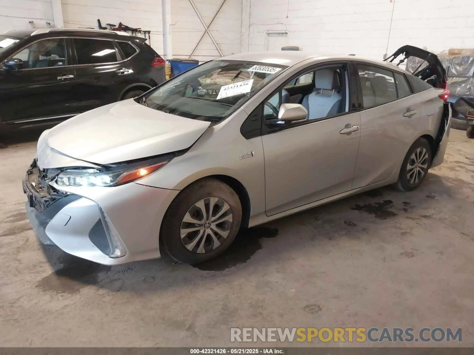 2 fotografías del automóvil dañado JTDKARFP3L3150458 TOYOTA PRIUS PRIME 2020