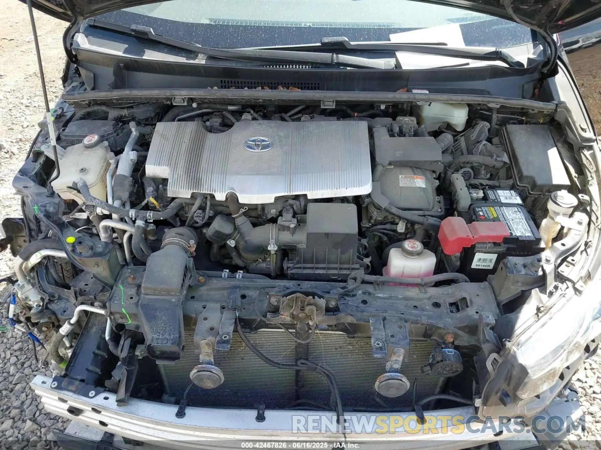 10 fotografías del automóvil dañado JTDKARFP3L3156910 TOYOTA PRIUS PRIME 2020