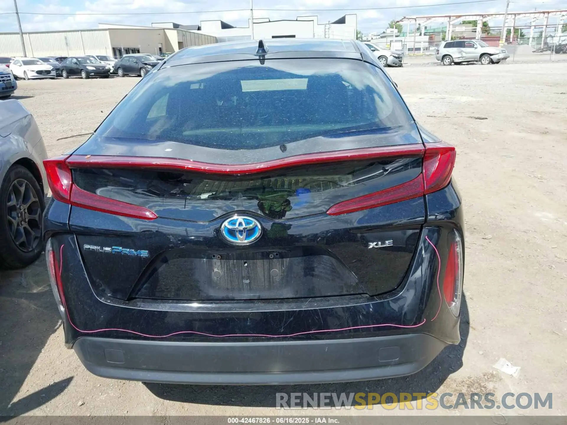 16 fotografías del automóvil dañado JTDKARFP3L3156910 TOYOTA PRIUS PRIME 2020