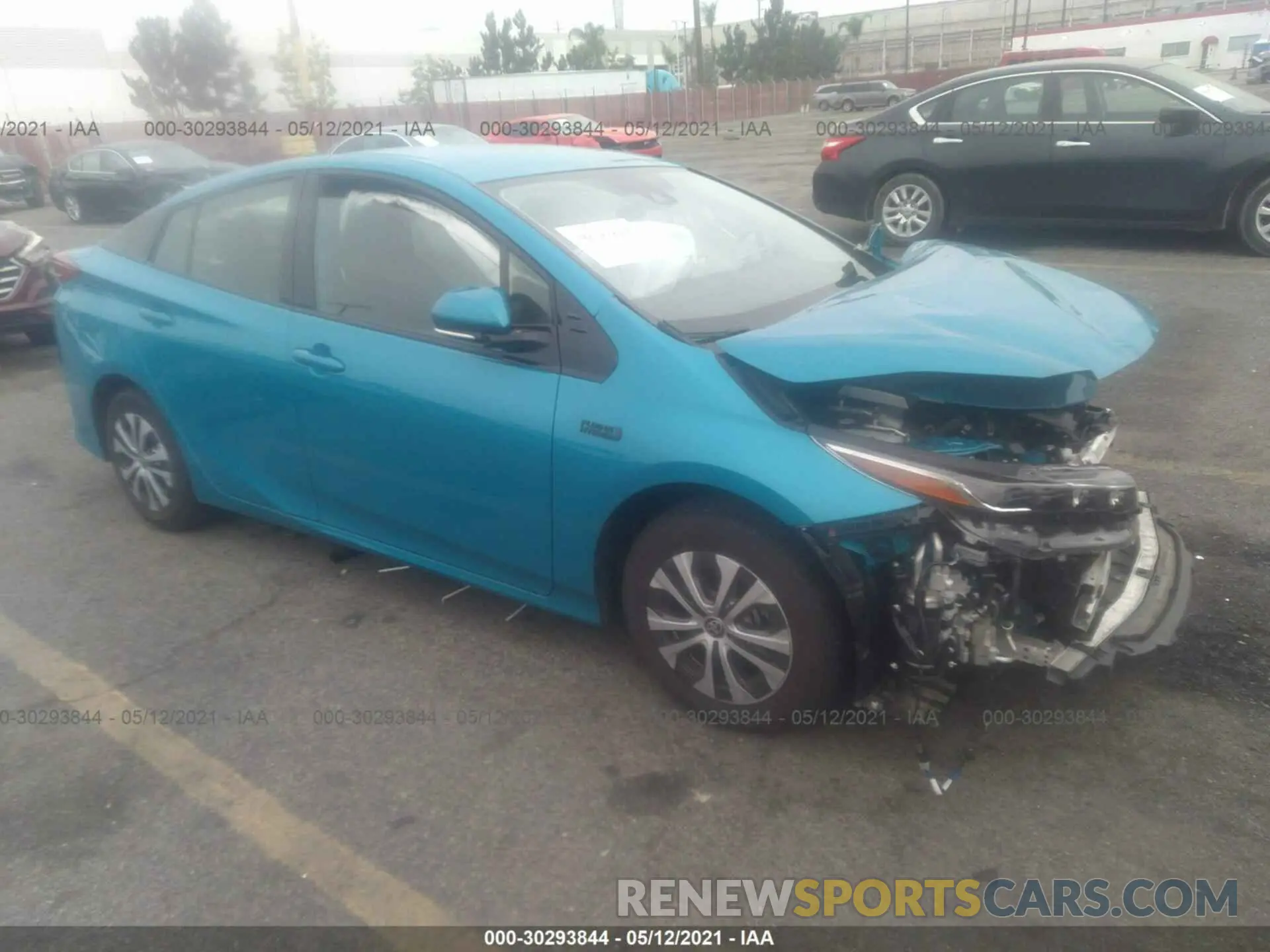 1 fotografías del automóvil dañado JTDKARFP3L3160021 TOYOTA PRIUS PRIME 2020