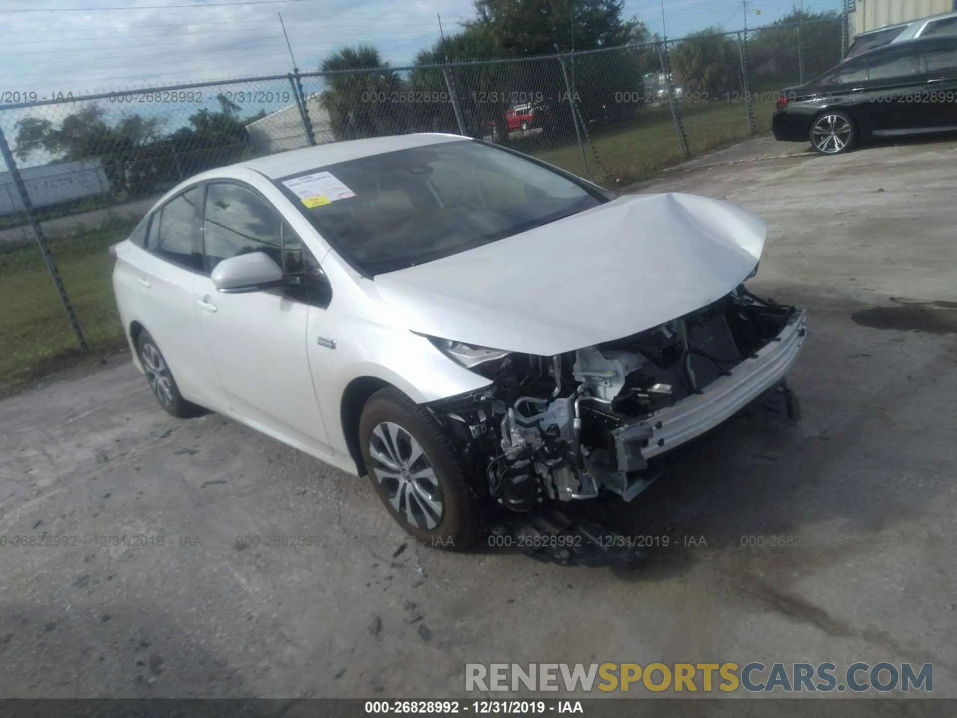 1 fotografías del automóvil dañado JTDKARFP4L3121681 TOYOTA PRIUS PRIME 2020