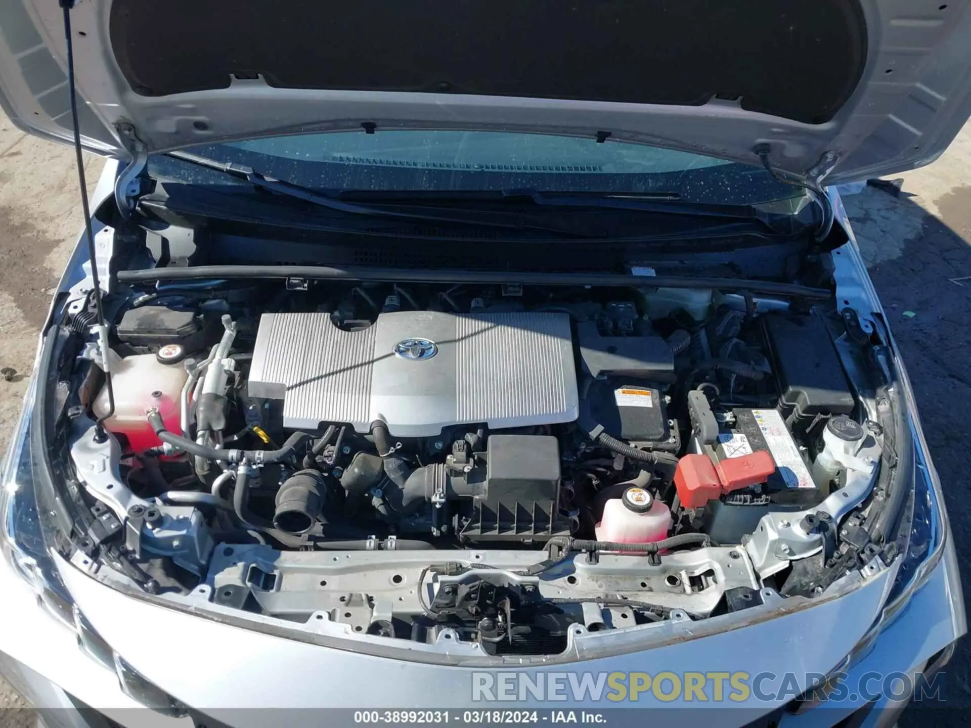 10 fotografías del automóvil dañado JTDKARFP4L3158553 TOYOTA PRIUS PRIME 2020