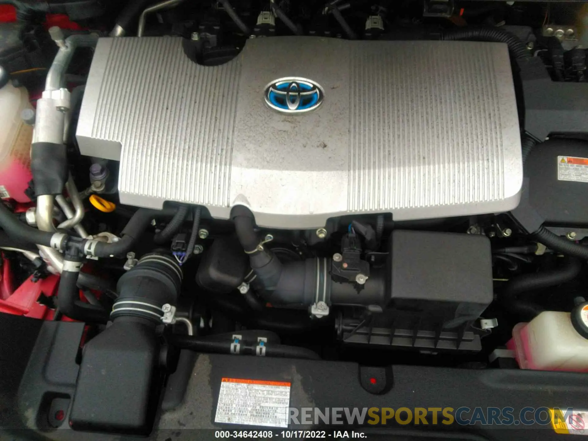 10 fotografías del automóvil dañado JTDKARFP4L3159797 TOYOTA PRIUS PRIME 2020