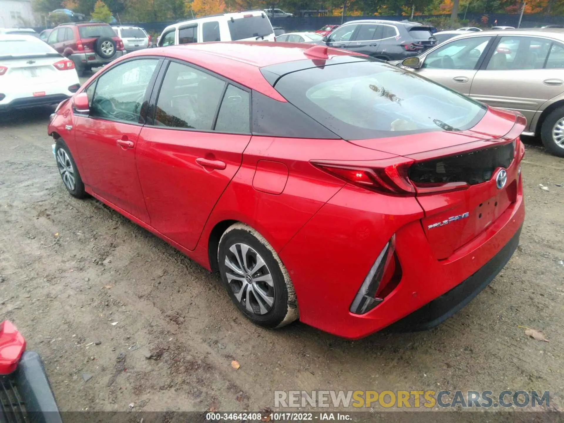 3 fotografías del automóvil dañado JTDKARFP4L3159797 TOYOTA PRIUS PRIME 2020