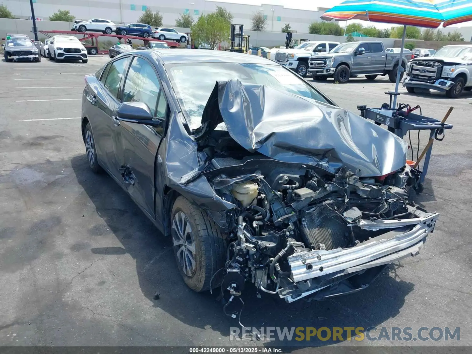 1 fotografías del automóvil dañado JTDKARFP5L3134696 TOYOTA PRIUS PRIME 2020