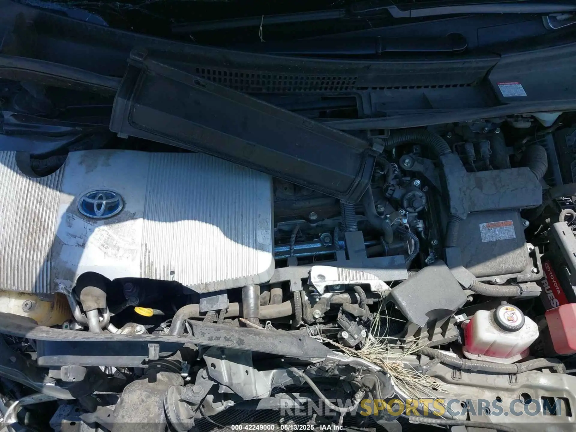 10 fotografías del automóvil dañado JTDKARFP5L3134696 TOYOTA PRIUS PRIME 2020
