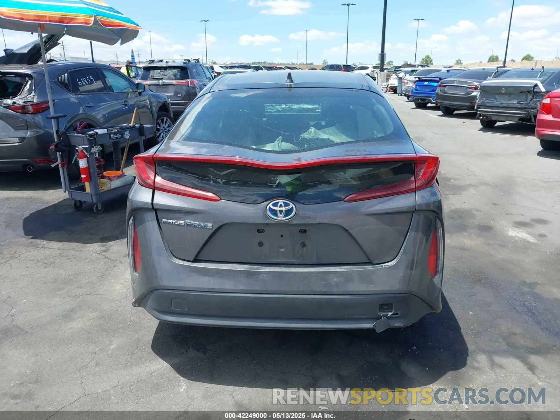 17 fotografías del automóvil dañado JTDKARFP5L3134696 TOYOTA PRIUS PRIME 2020