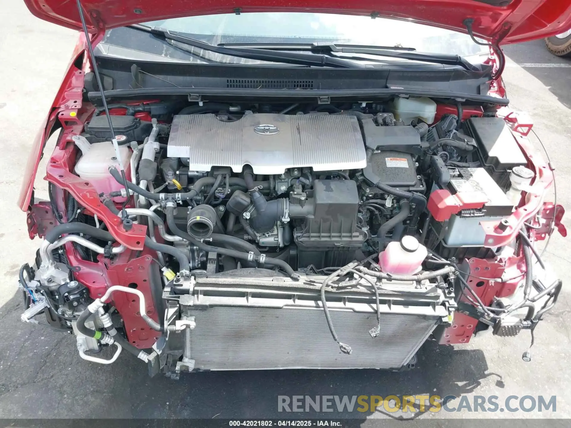 10 fotografías del automóvil dañado JTDKARFP5L3159355 TOYOTA PRIUS PRIME 2020