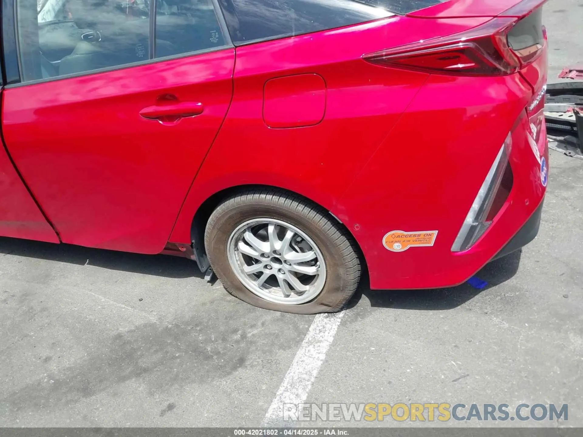 18 fotografías del automóvil dañado JTDKARFP5L3159355 TOYOTA PRIUS PRIME 2020