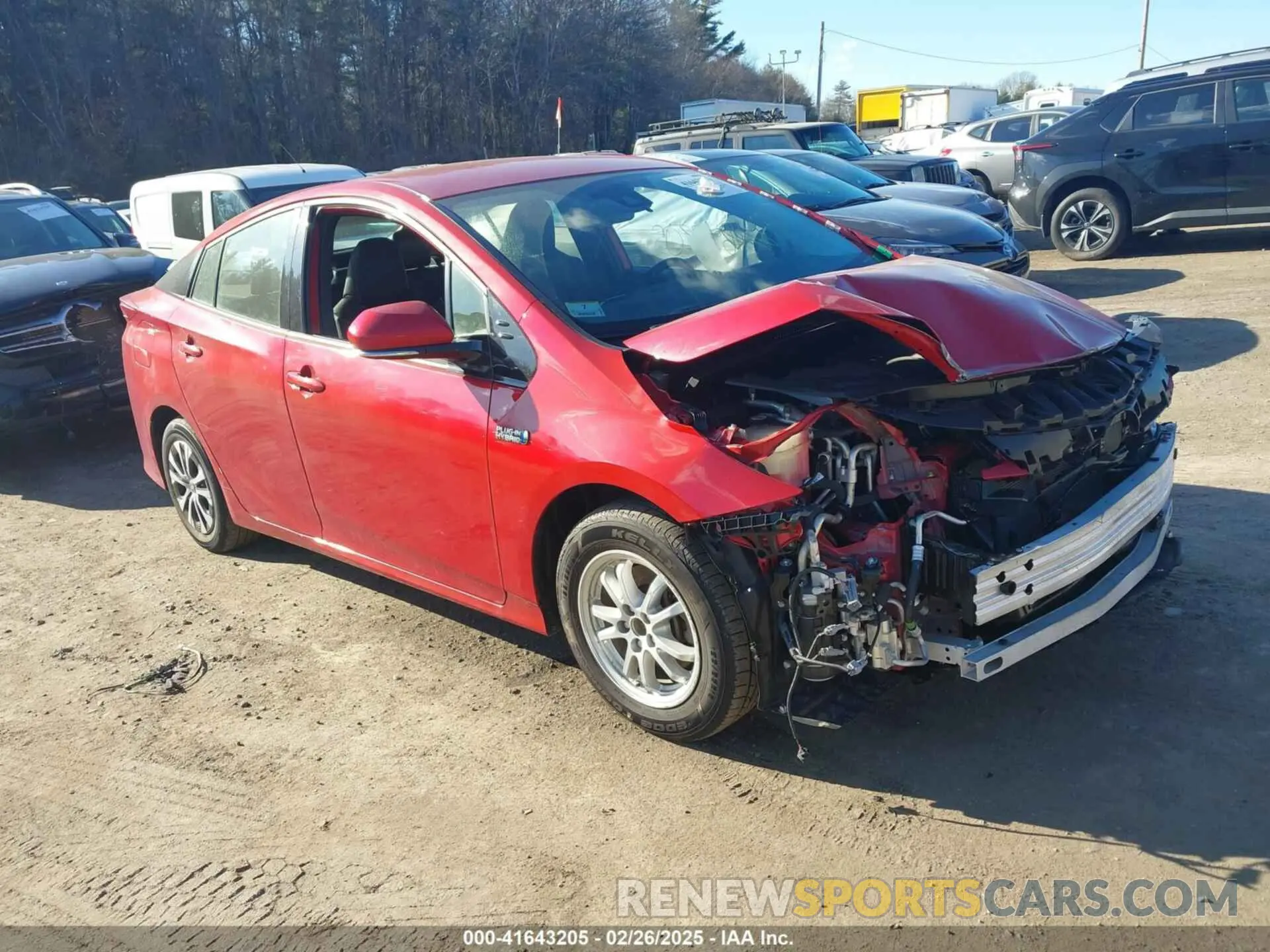 1 fotografías del automóvil dañado JTDKARFP5L3159534 TOYOTA PRIUS PRIME 2020