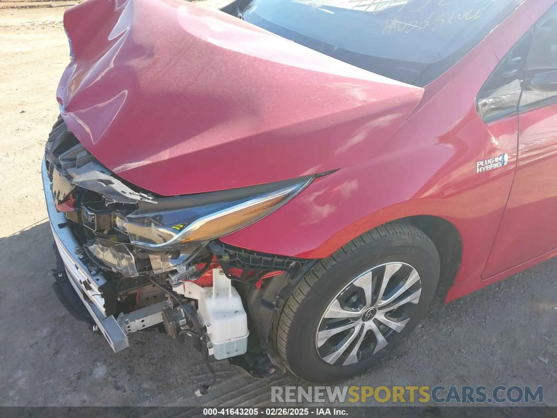 17 fotografías del automóvil dañado JTDKARFP5L3159534 TOYOTA PRIUS PRIME 2020