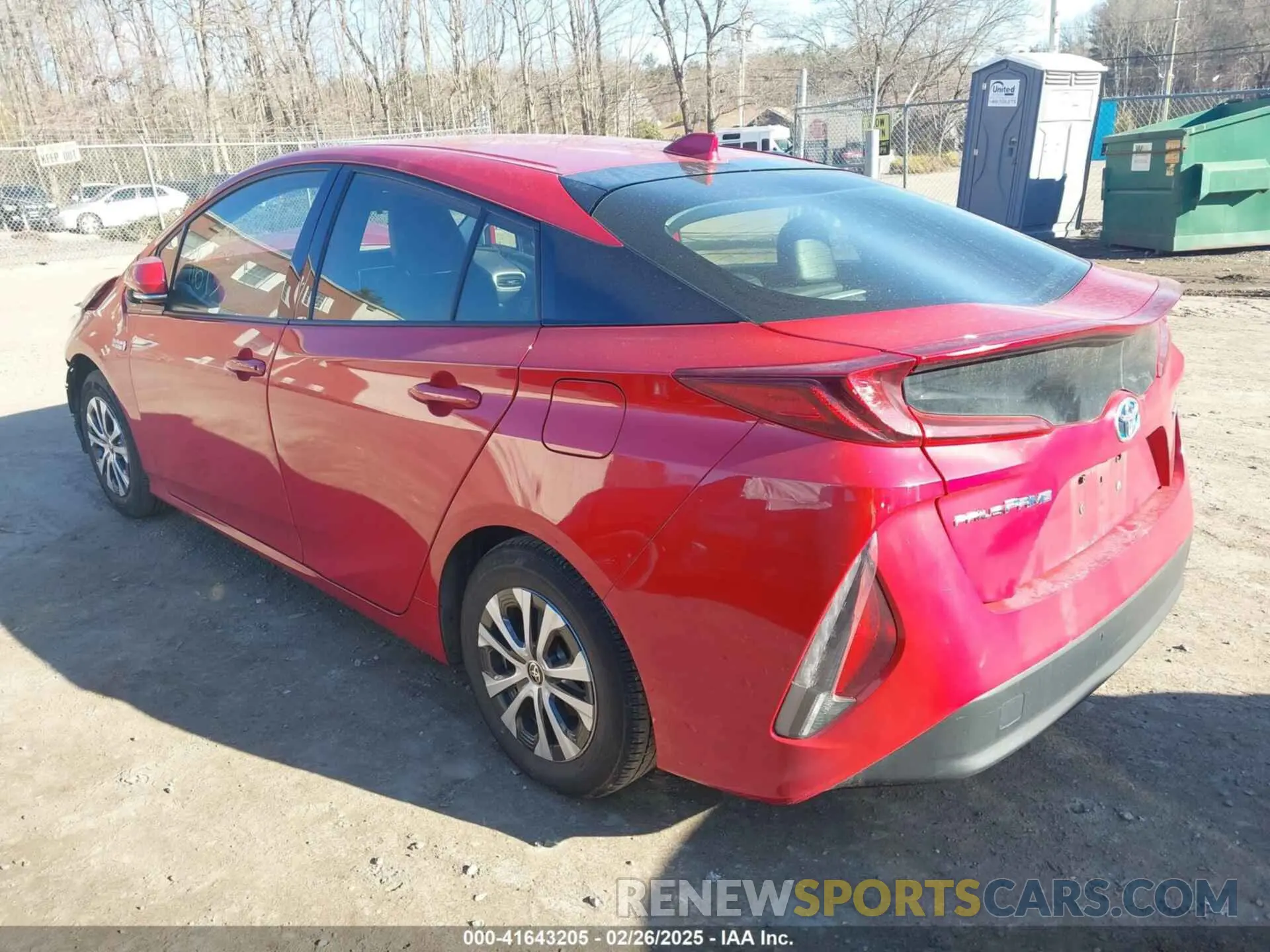 3 fotografías del automóvil dañado JTDKARFP5L3159534 TOYOTA PRIUS PRIME 2020