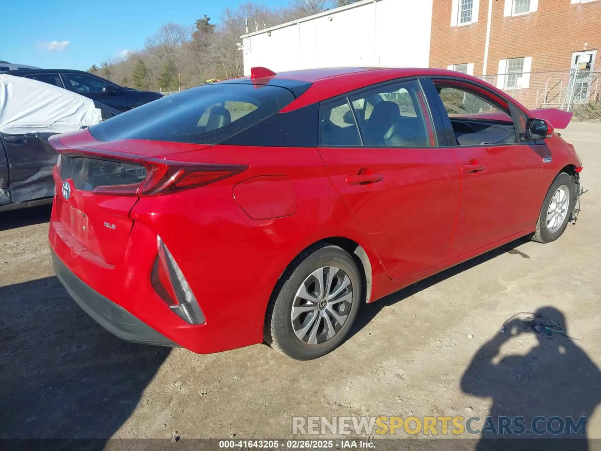 4 fotografías del automóvil dañado JTDKARFP5L3159534 TOYOTA PRIUS PRIME 2020