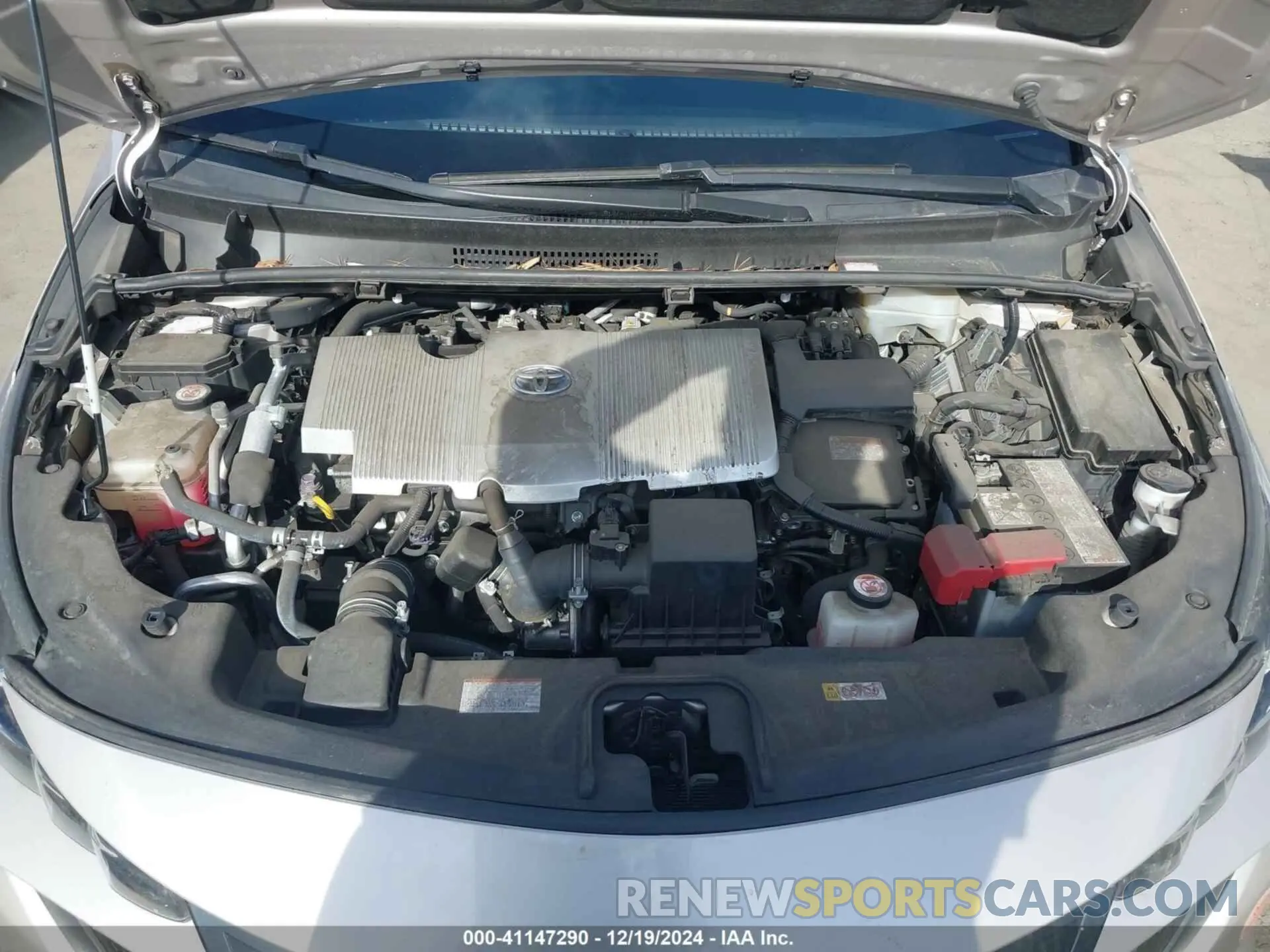 10 fotografías del automóvil dañado JTDKARFP6L3132892 TOYOTA PRIUS PRIME 2020