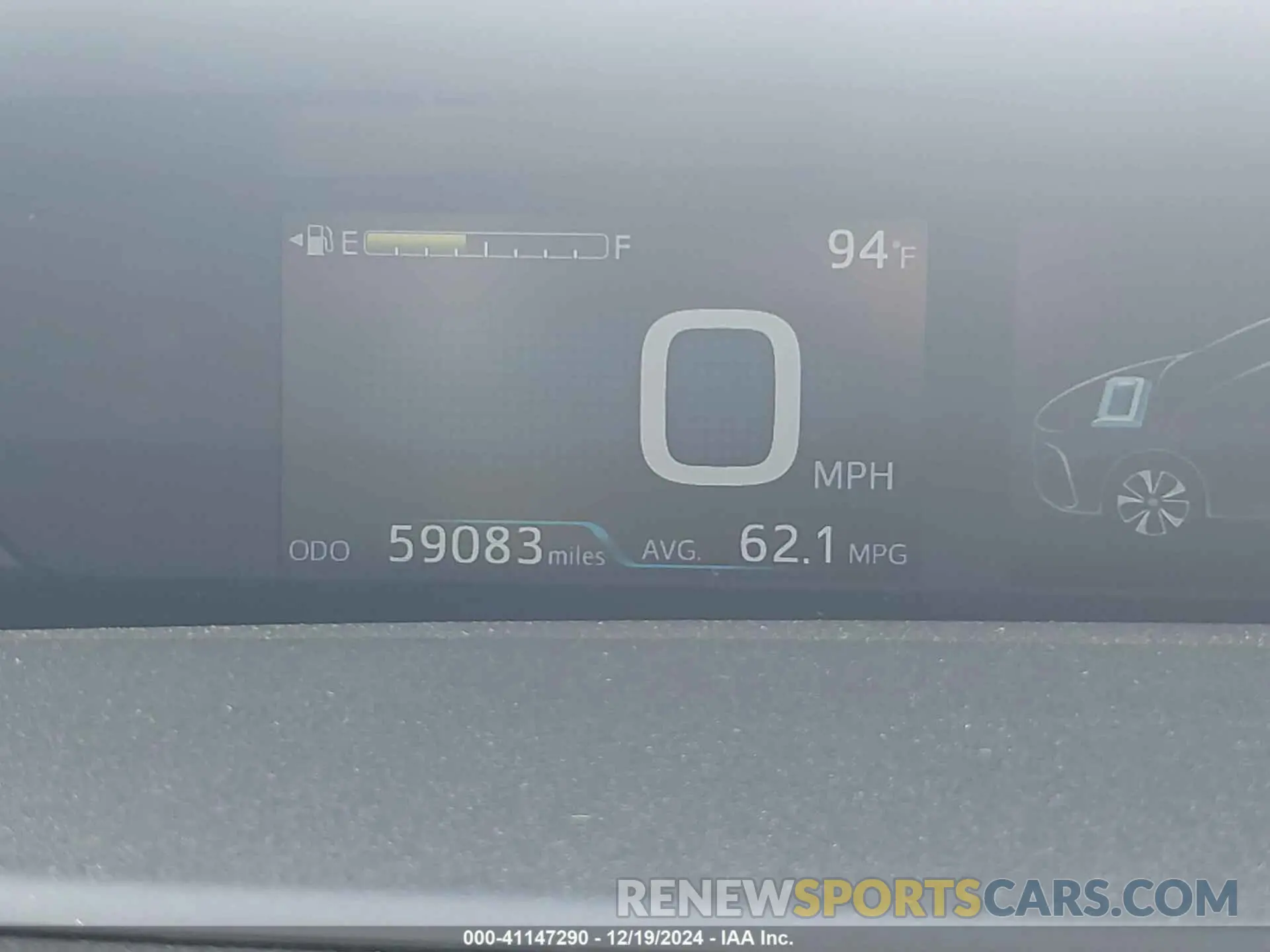 15 fotografías del automóvil dañado JTDKARFP6L3132892 TOYOTA PRIUS PRIME 2020