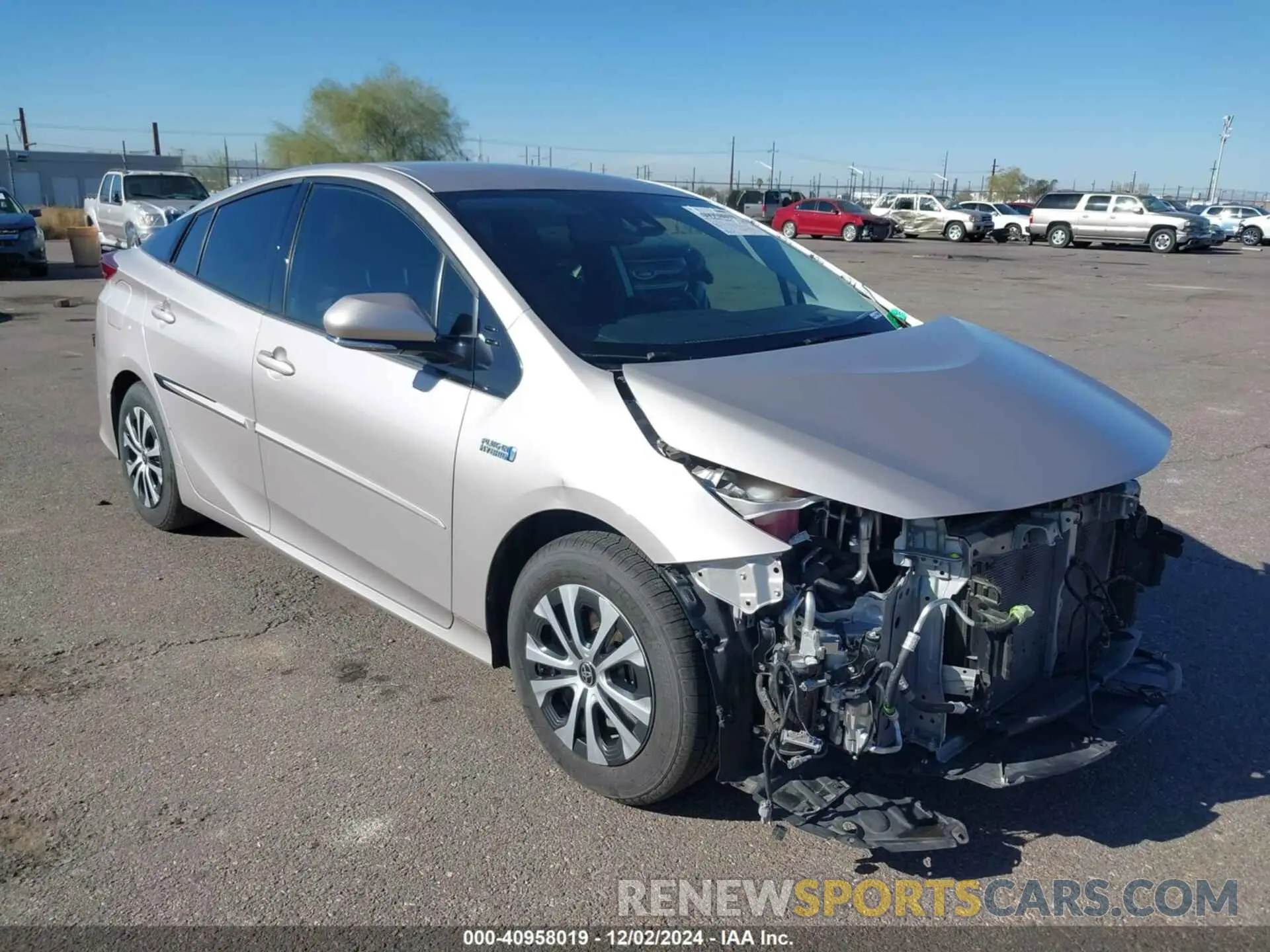 1 fotografías del automóvil dañado JTDKARFP6L3148820 TOYOTA PRIUS PRIME 2020