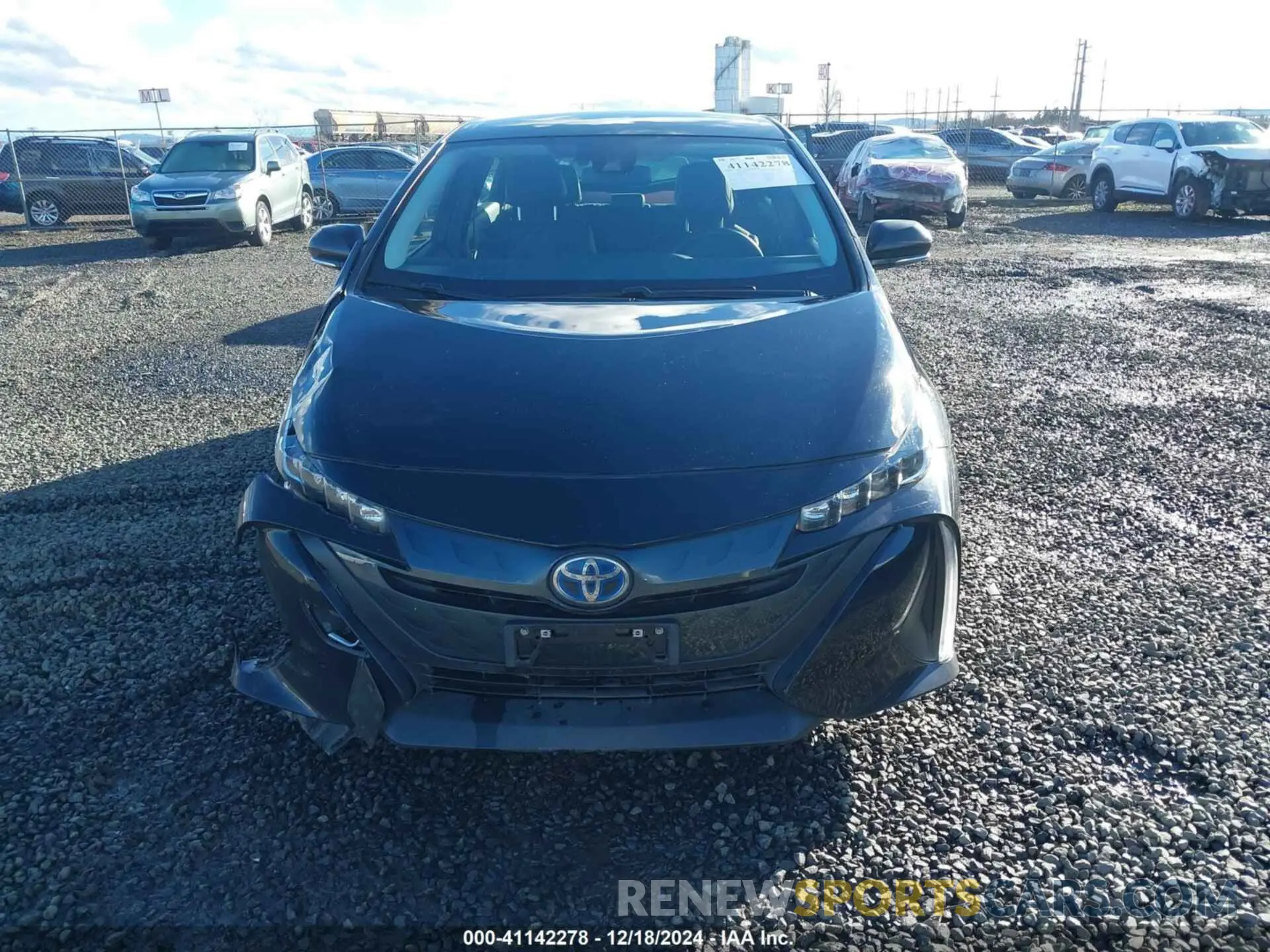 12 fotografías del automóvil dañado JTDKARFP6L3149742 TOYOTA PRIUS PRIME 2020