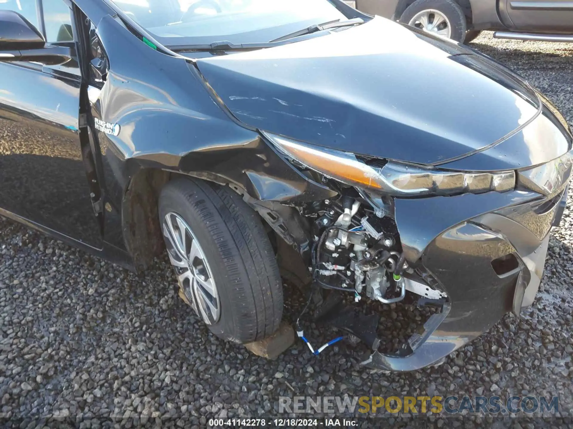 6 fotografías del automóvil dañado JTDKARFP6L3149742 TOYOTA PRIUS PRIME 2020