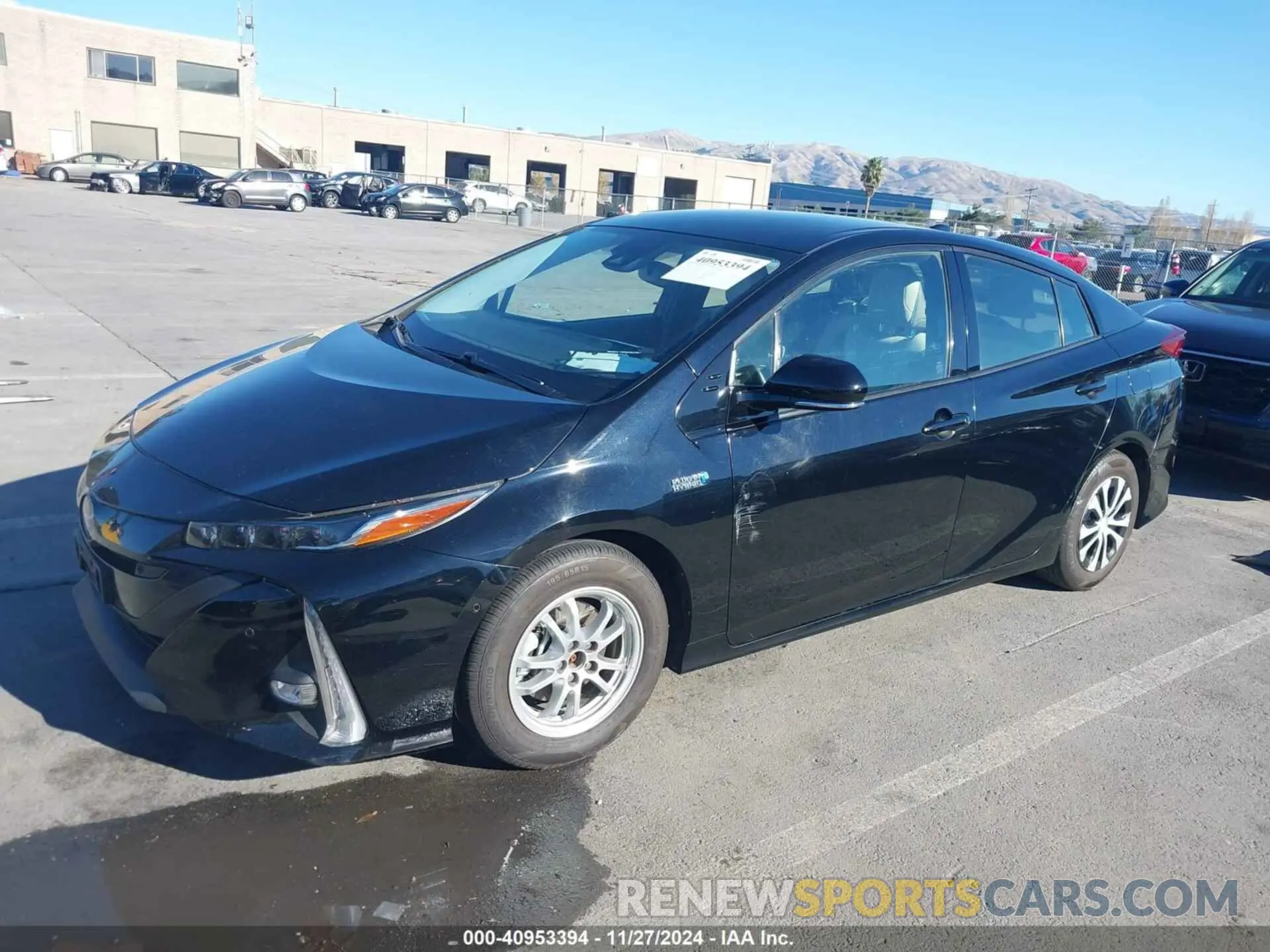 2 fotografías del automóvil dañado JTDKARFP7L3144355 TOYOTA PRIUS PRIME 2020