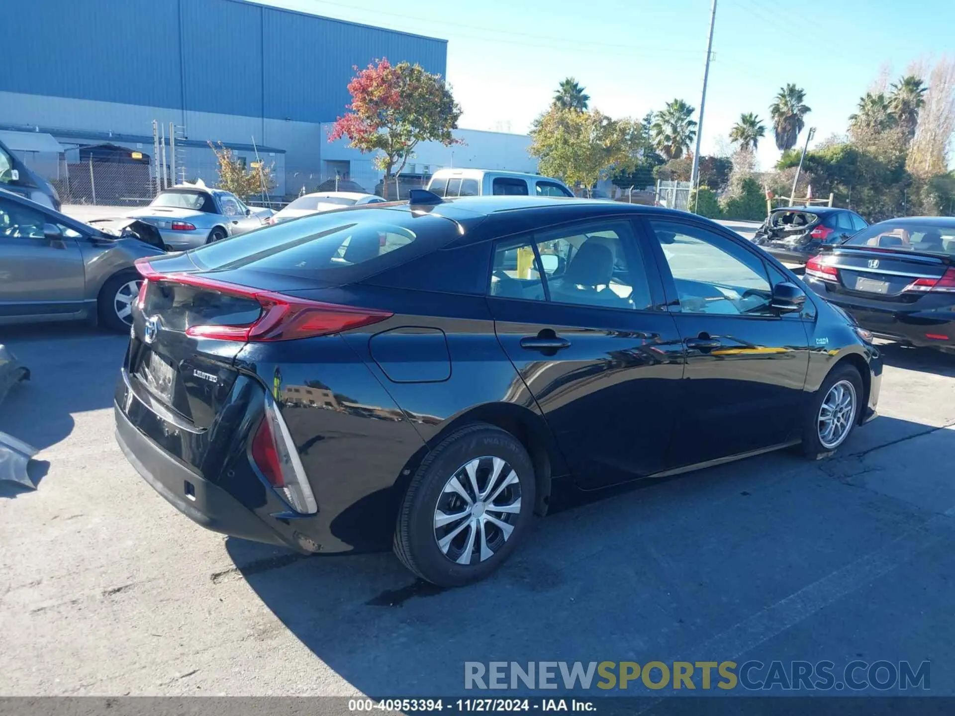 4 fotografías del automóvil dañado JTDKARFP7L3144355 TOYOTA PRIUS PRIME 2020