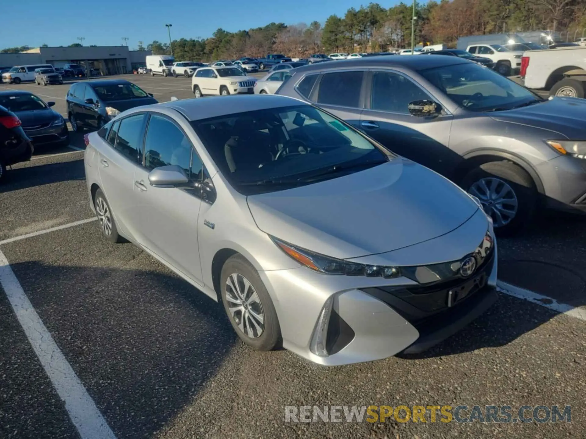 9 fotografías del automóvil dañado JTDKARFP7L3147403 TOYOTA PRIUS PRIME 2020