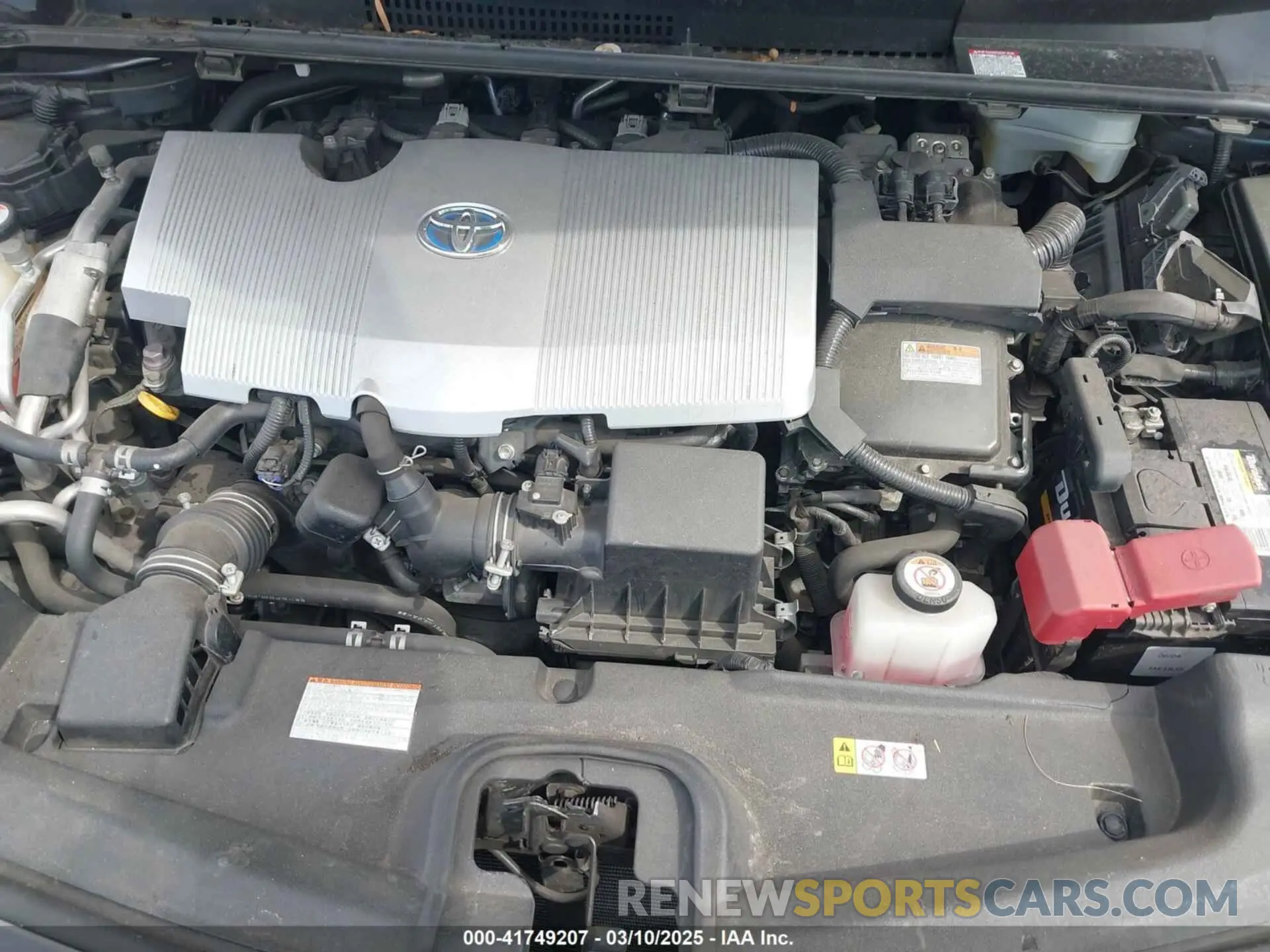 10 fotografías del automóvil dañado JTDKARFP7L3147482 TOYOTA PRIUS PRIME 2020