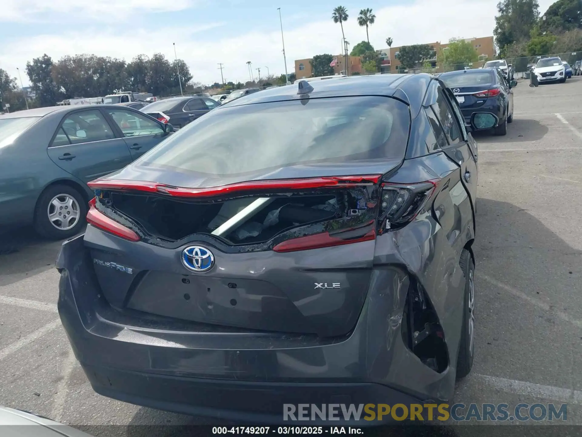 16 fotografías del automóvil dañado JTDKARFP7L3147482 TOYOTA PRIUS PRIME 2020